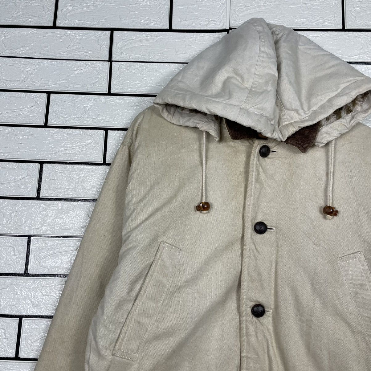 Japanese Brand Japanese Brand Spinash Hooded Long Jacket Size US L / EU 52-54 / 3 - 6 Thumbnail