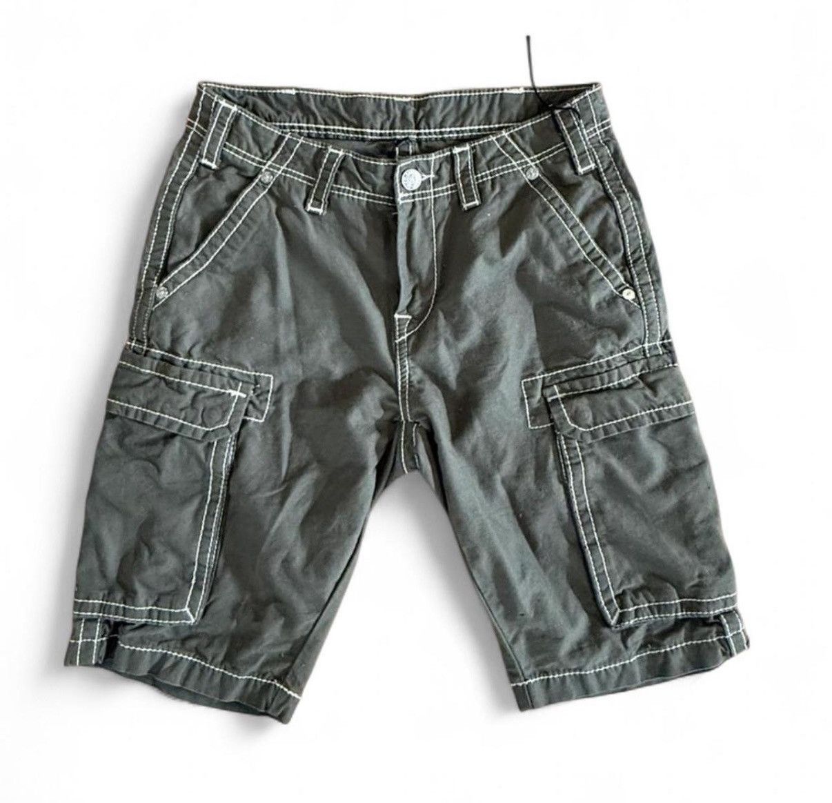 True Religion Olive green true religion shorts Size US 28 / EU 44 - 2 Thumbnail