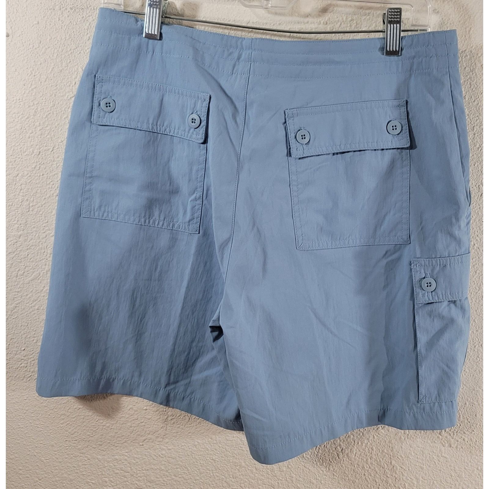 Other Weatherproof Blue Flat Front Cargo Shorts 10 Lightweight Size 32" / US 10 / IT 46 - 2 Thumbnail