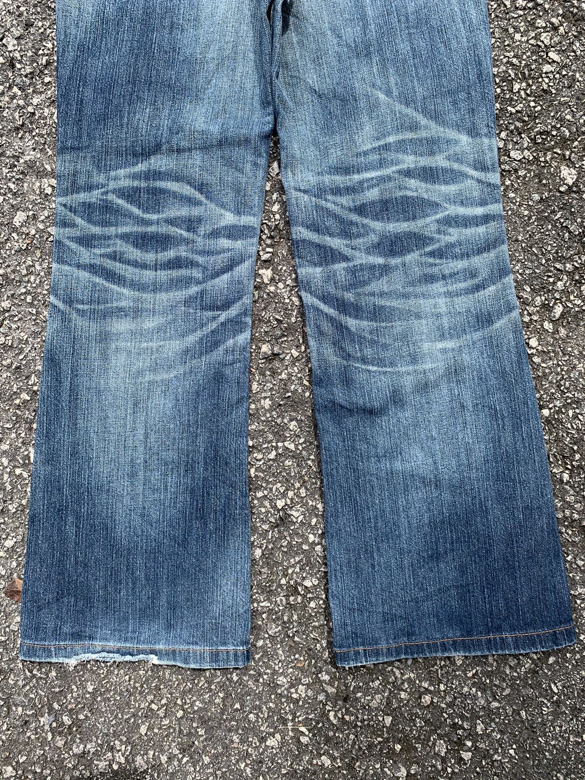 Kapital FLARE EDWIN XV MUDMAX FADED & RUSTY DISTRESSED DENIM Size US 32 / EU 48 - 8 Thumbnail