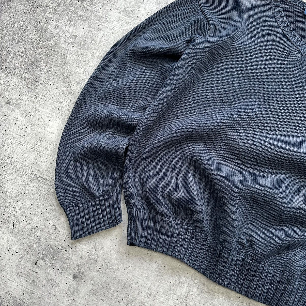 Vintage Vintage Polo Ralph Lauren Knitted Sweater Navy Blue Men’s Size US XL / EU 56 / 4 - 5 Thumbnail
