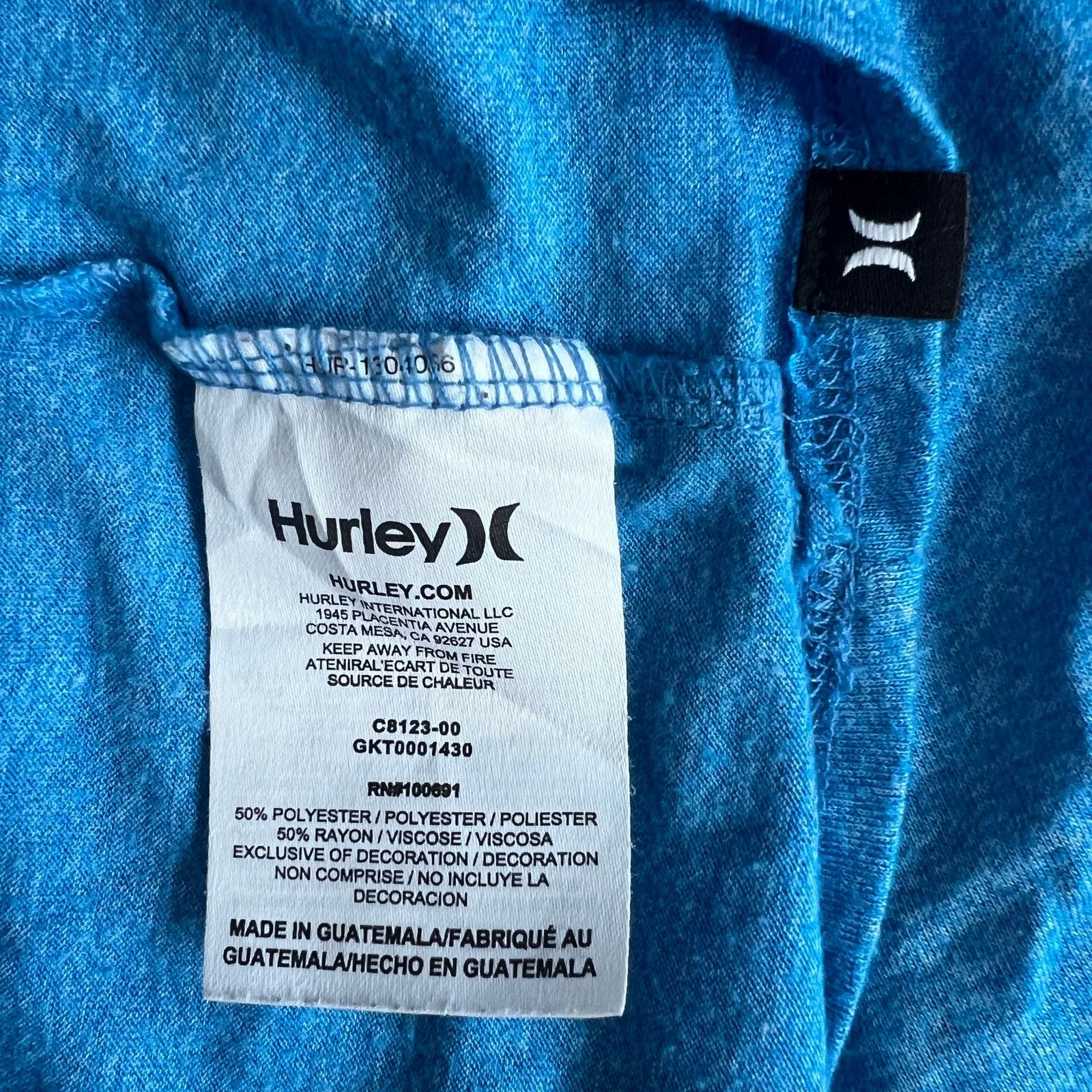 Hurley Hurley Blue Sleeveless Crop Top, M Size M / US 6-8 / IT 42-44 - 6 Thumbnail