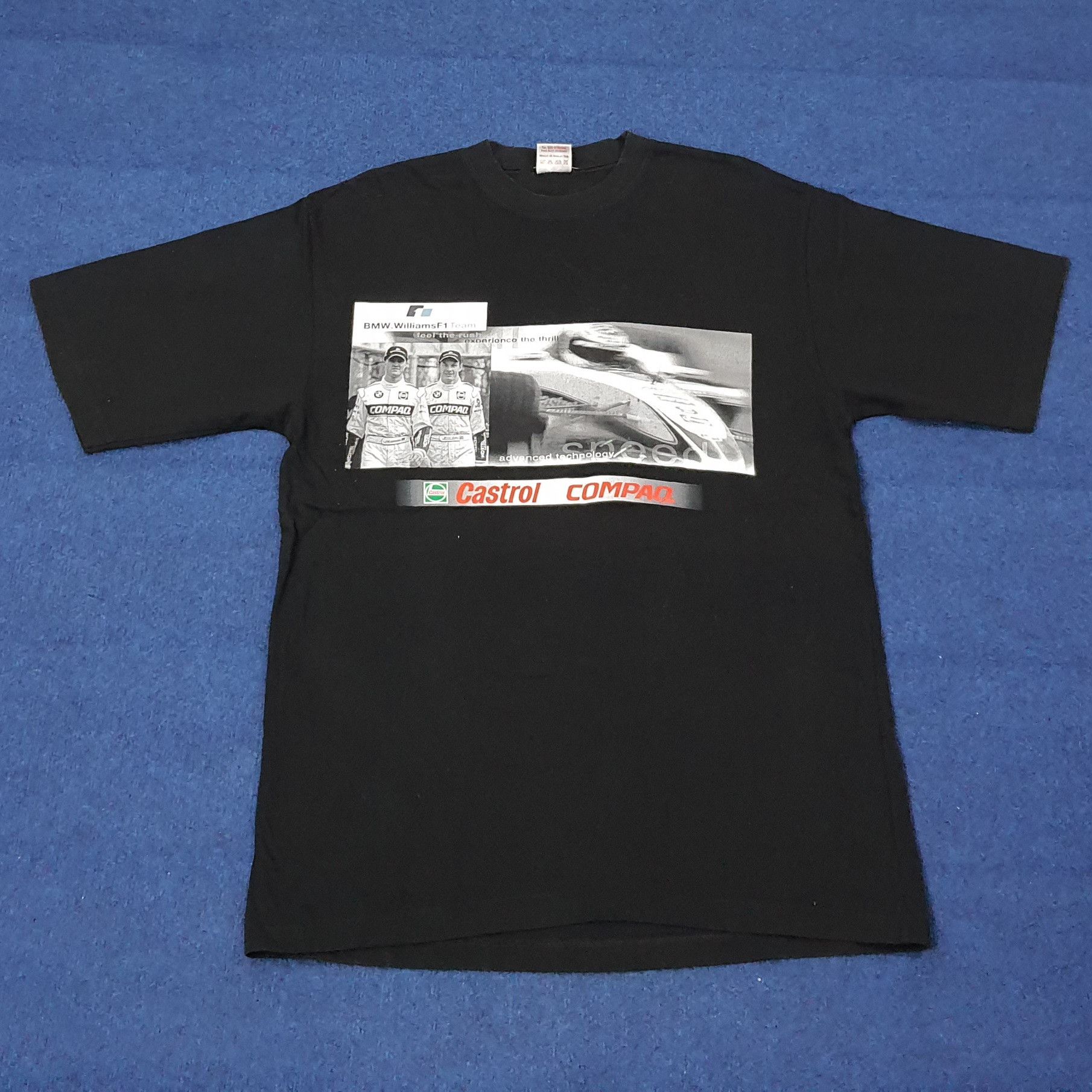 Vintage Vintage Castrol BMW WilliamF1 Team Automobile Tshirt C267N52 Size US L / EU 52-54 / 3 - 1 Thumbnail