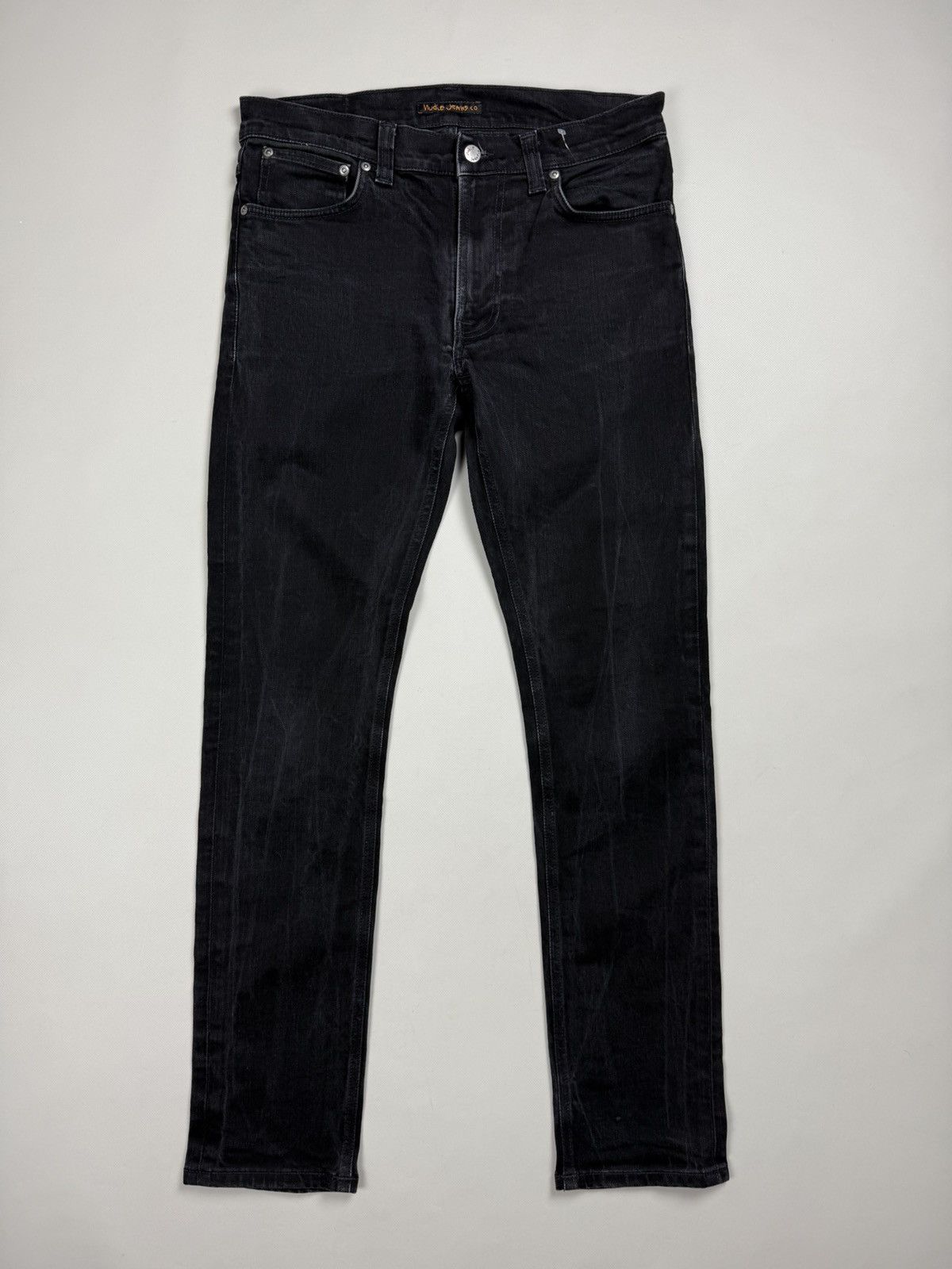 Nudie Jeans Nudie Jeans Co Lean Dean Dey Cold Black Men’s Jeans Size US 32 / EU 48 - 1 Thumbnail