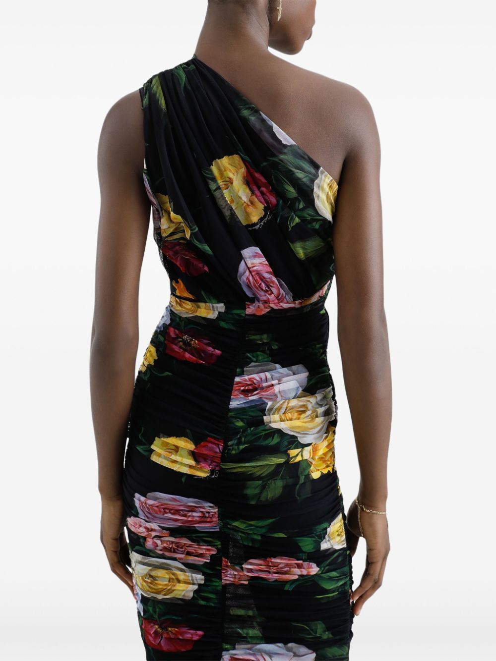 Dolce & Gabbana o1s22i1n0225 Elegant Dress in Multicolor Size M / US 6-8 / IT 42-44 - 3 Thumbnail