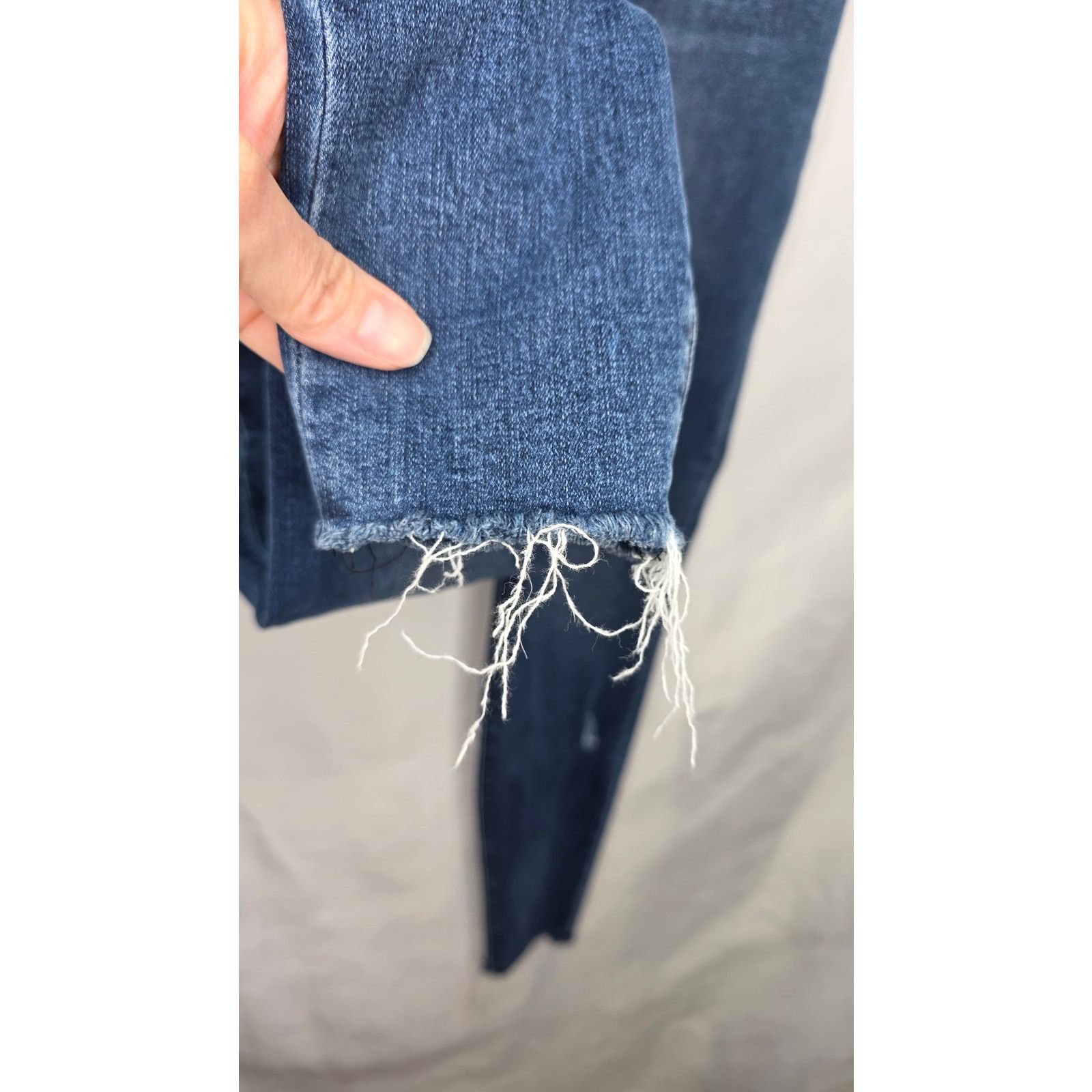 Spanx Spanx Raw Hem Jeans Medium Distressed Skinny Pull On Size 29" - 11 Thumbnail