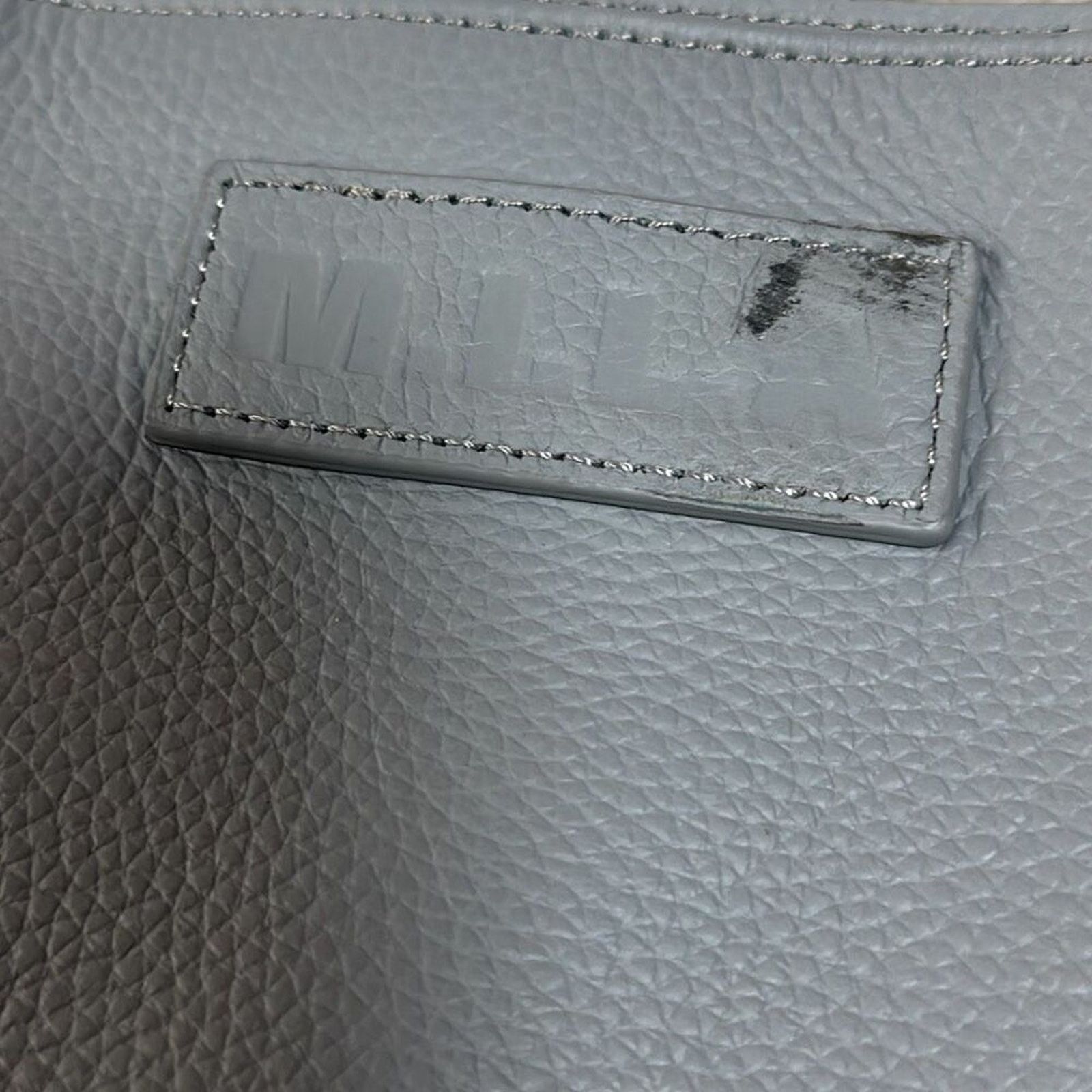 Other M.I.L.A. "Shark Gray" Leather Shoulder Tote | Sz OS Size ONE SIZE - 3 Thumbnail
