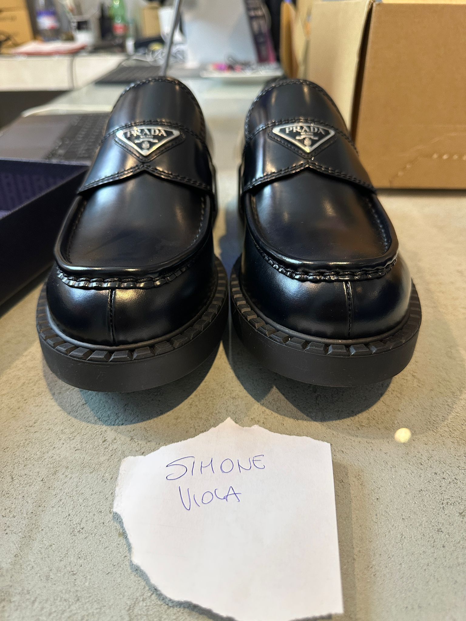 Prada Prada Mocassino Spazzolato Size US 8 / EU 41 - 8 Thumbnail