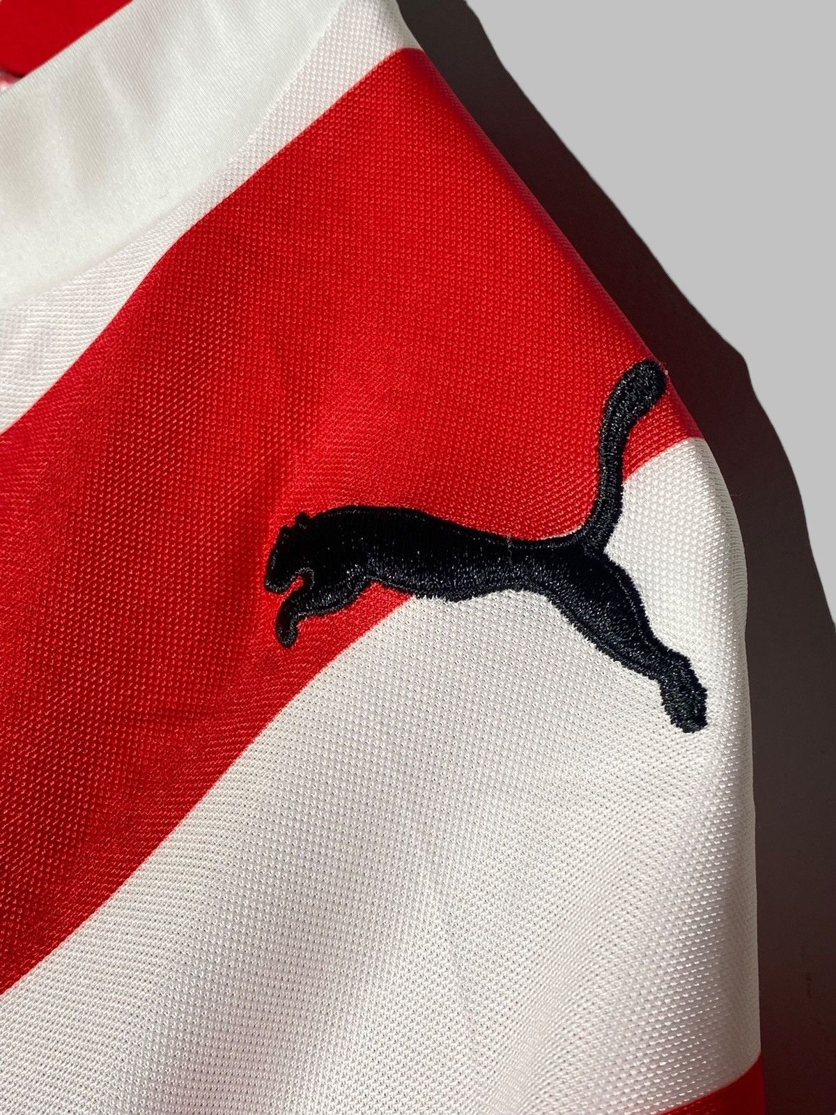 Puma Olympiacos 2010s Puma Home Jersey Red & White Greek Shirt Size US XL / EU 56 / 4 - 14 Thumbnail