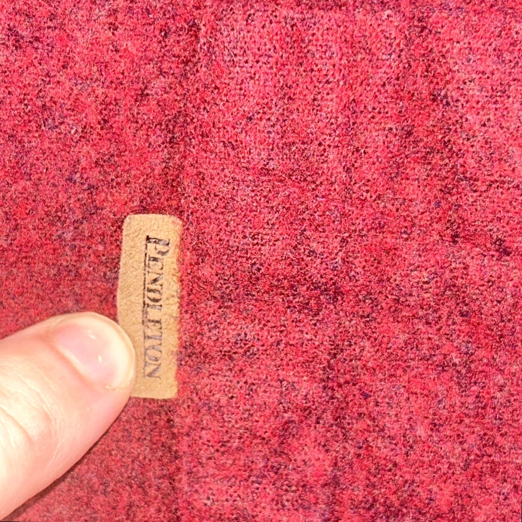 Pendleton Pendleton Trail Shirt Mens L Red Wool Virgin Wool Elbow Patches Button-Up Pocket Classic Outdoor USA 100% Virgin Wool Size US L / EU 52-54 / 3 - 4 Thumbnail