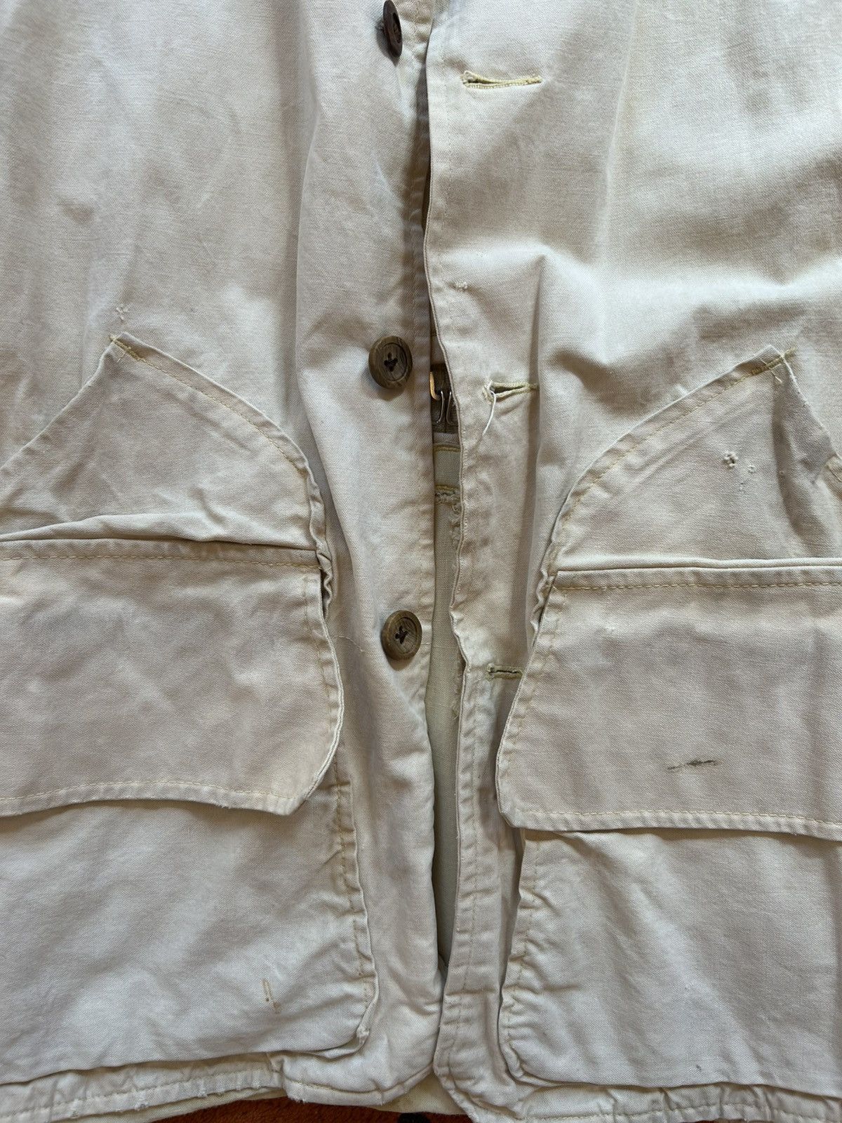 Other Vintage Japanese Workwear Chore Jacket Cream Size US M / EU 48-50 / 2 - 3 Thumbnail