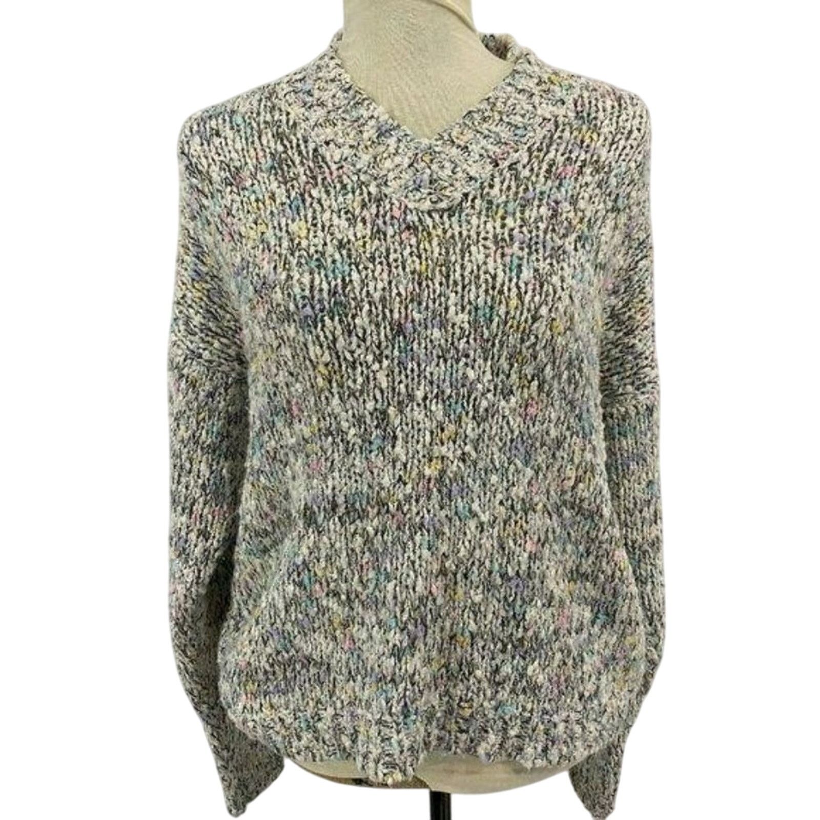 Vintage Vintage Cheryl Tiegs Pastel Confetti Pullover Womens Large Size L / US 10 / IT 46 - 1 Thumbnail