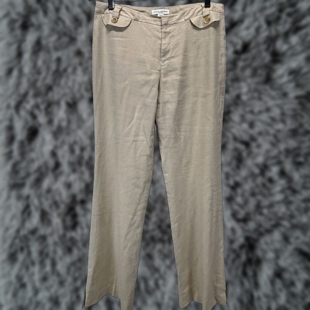 Banana Republic Banana Republic Martin Pants Sz 10 Tall Women’s Tan Lined Linen Blend Dress Pants Pants Style Martin Banana Republic Women’s Tall 10 Tan Lined Pocket? Size 32" / US 10 / IT 46 - 1 Thumbnail