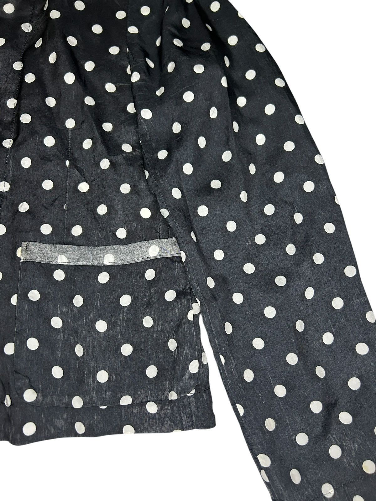 Comme des Garcons F/W 01 Ruffled Polka Dot Blazer Size M / US 6-8 / IT 42-44 - 6 Thumbnail