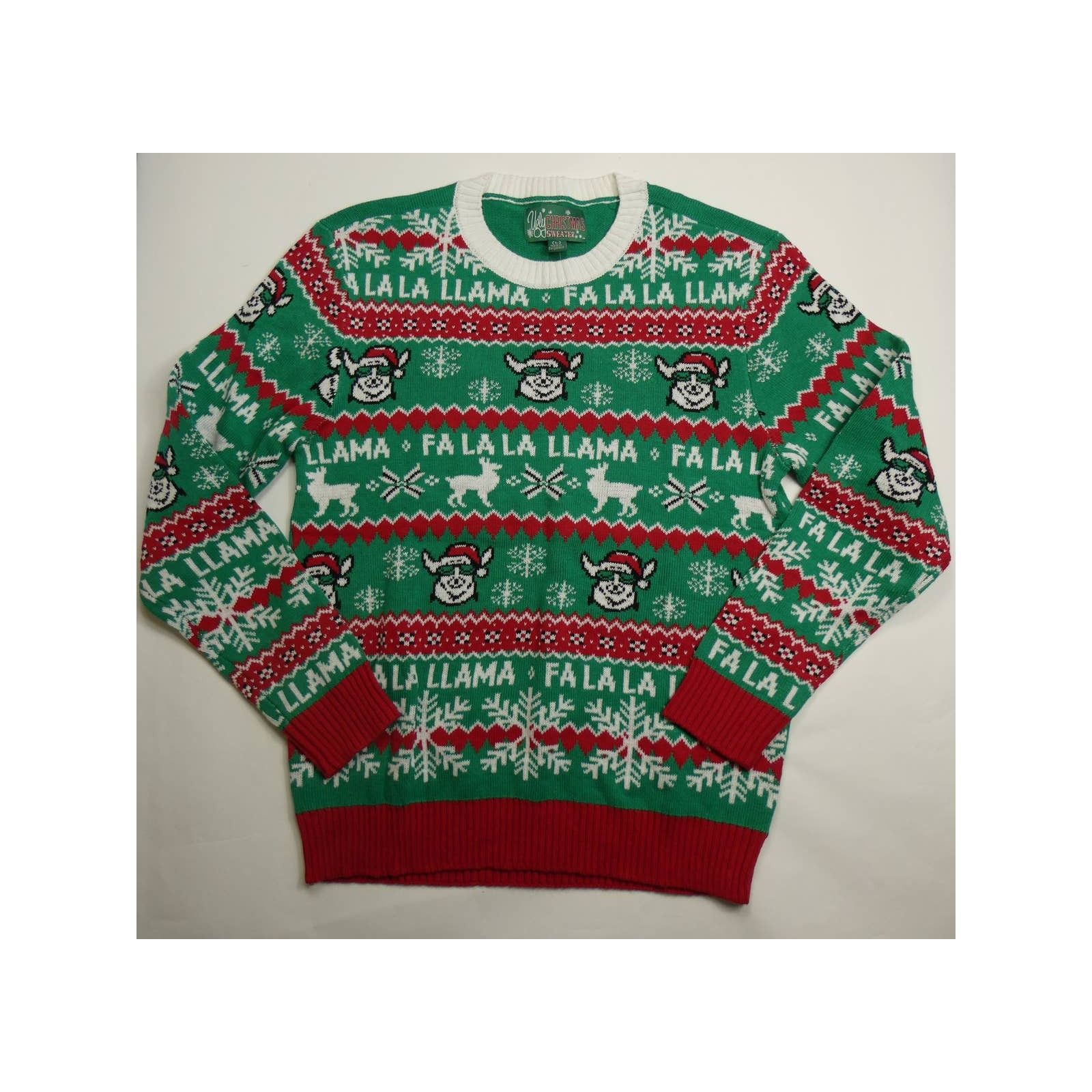 Holiday Brand Llama FALALA Christmas sweater, Ugly Christmas sweater, XL Size US XL / EU 56 / 4 - 1 Thumbnail