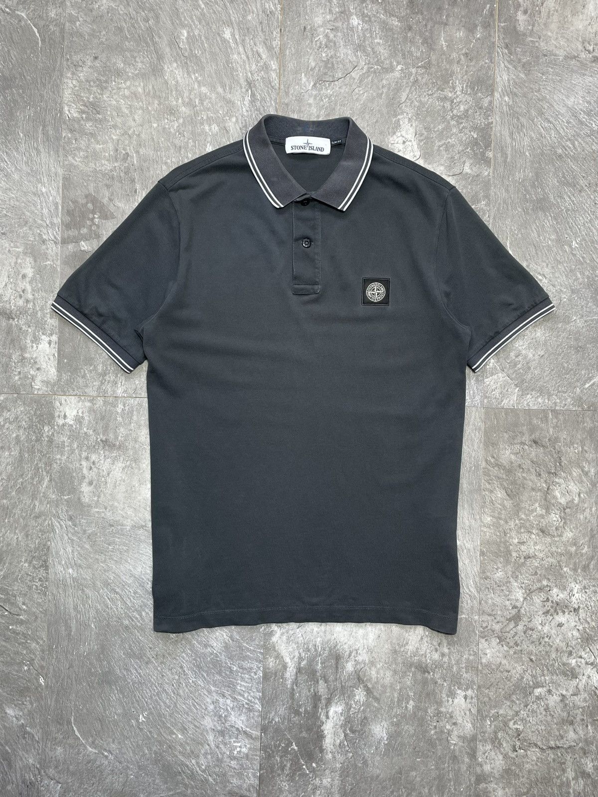 Stone Island Stone Island Polo Shirt Patch Program Men Size M Grey Size US M / EU 48-50 / 2 - 1 Thumbnail
