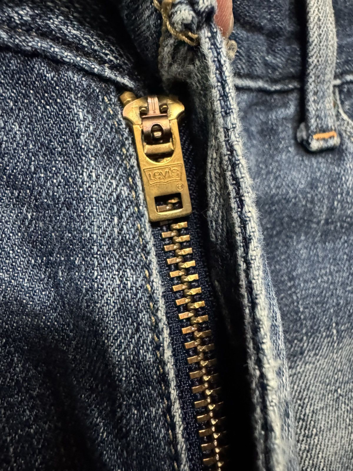 Levi's 💥Grunge💥Vintage 90s Levi's Lot552 Thrashed Distressed Insane Size US 33 - 10 Thumbnail