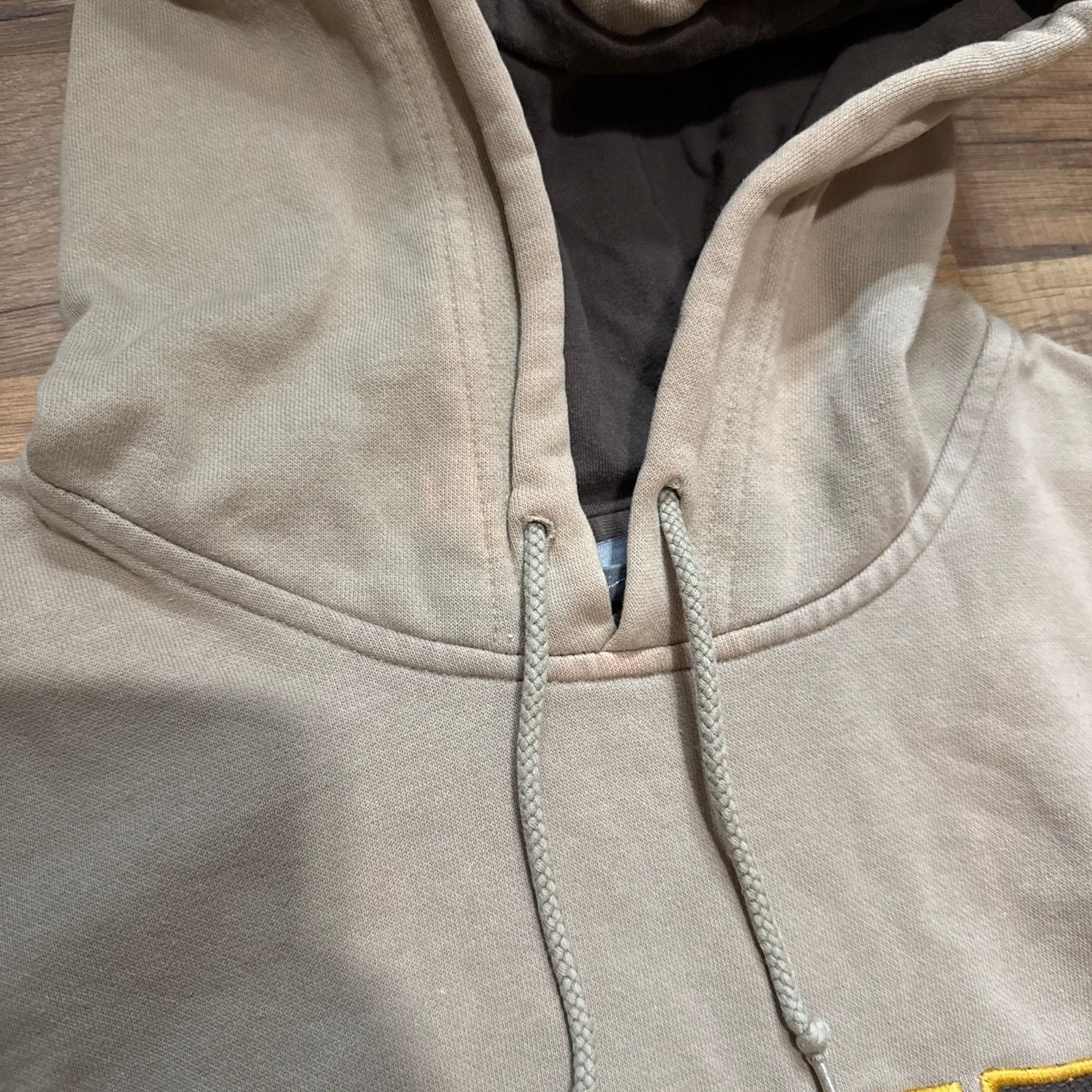 Nike Y2K Nike Spell Out Center Swoosh Hoodie Sweatshirt Size US L / EU 52-54 / 3 - 7 Thumbnail