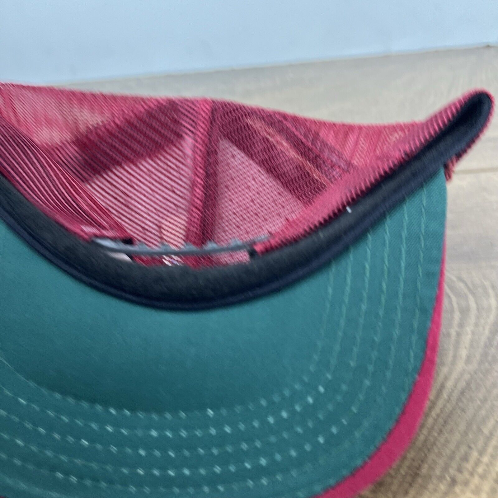 Other MAroon Trucker Hat Red Cap Hat Adjustable Hat Red Adult Hat Size ONE SIZE - 13 Thumbnail