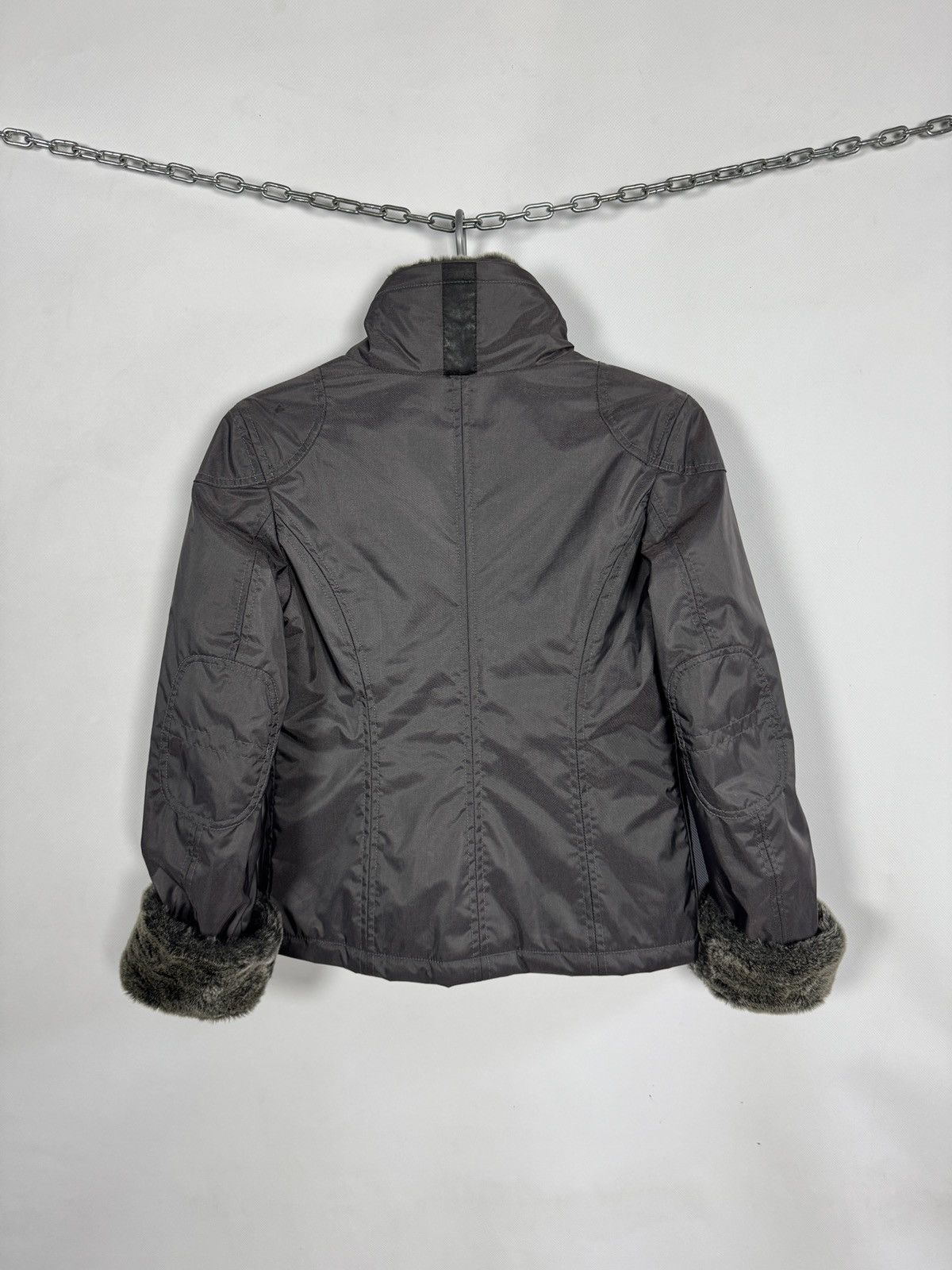 Belstaff Belstaff Faux Fur Trim Lined Biker Moto Nylon Jacket Size 12 Size M / US 6-8 / IT 42-44 - 12 Thumbnail