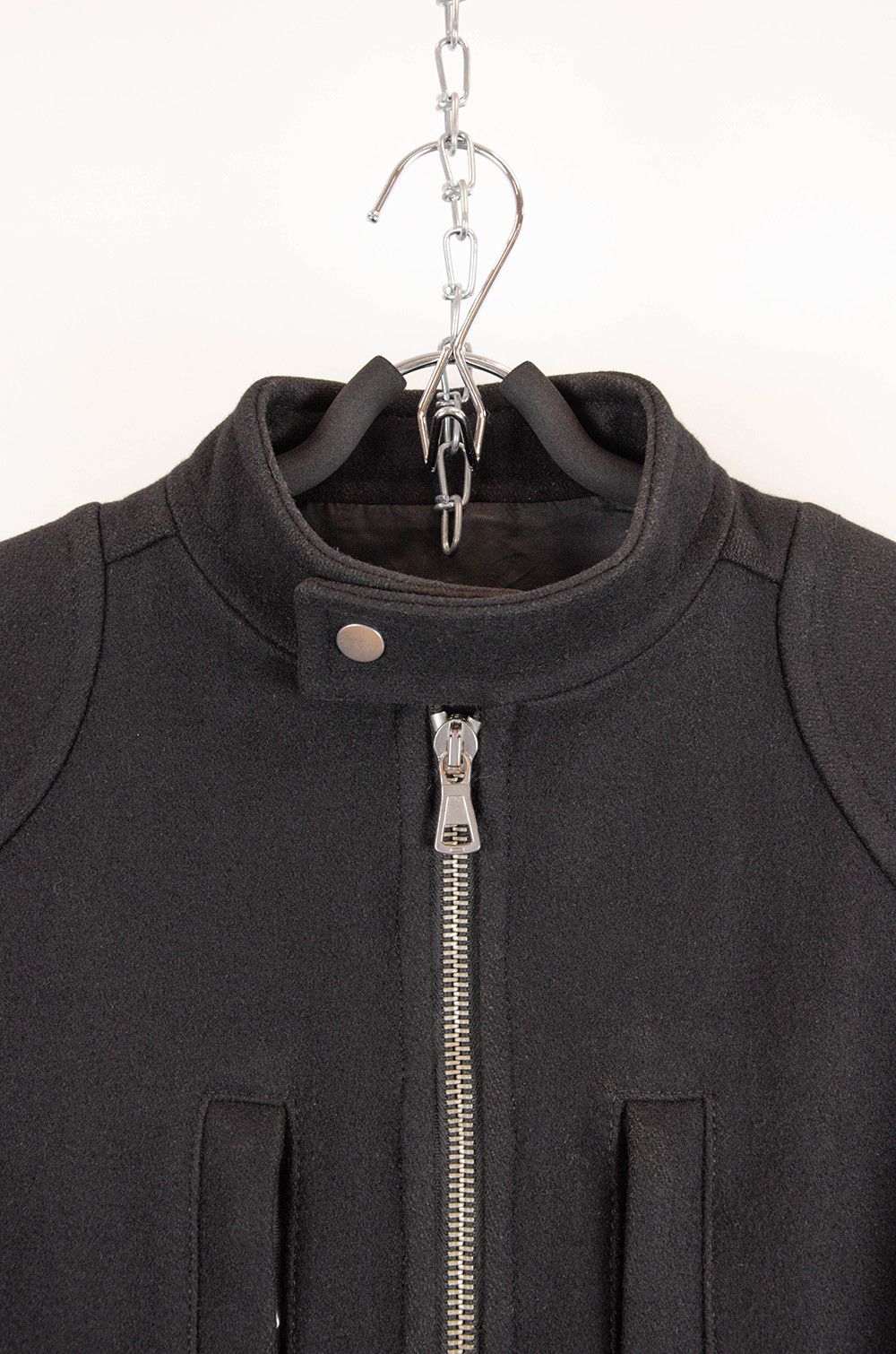 Dsquared2 Dsquared2 Italian Wool Long Coat Black IT48 Size US M / EU 48-50 / 2 - 5 Thumbnail