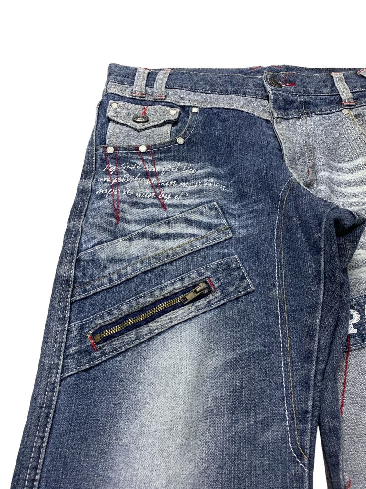 Affliction Hung Five Multipocket Stud Sin Angel Affliction Poems Pants Size US 32 / EU 48 - 10 Thumbnail