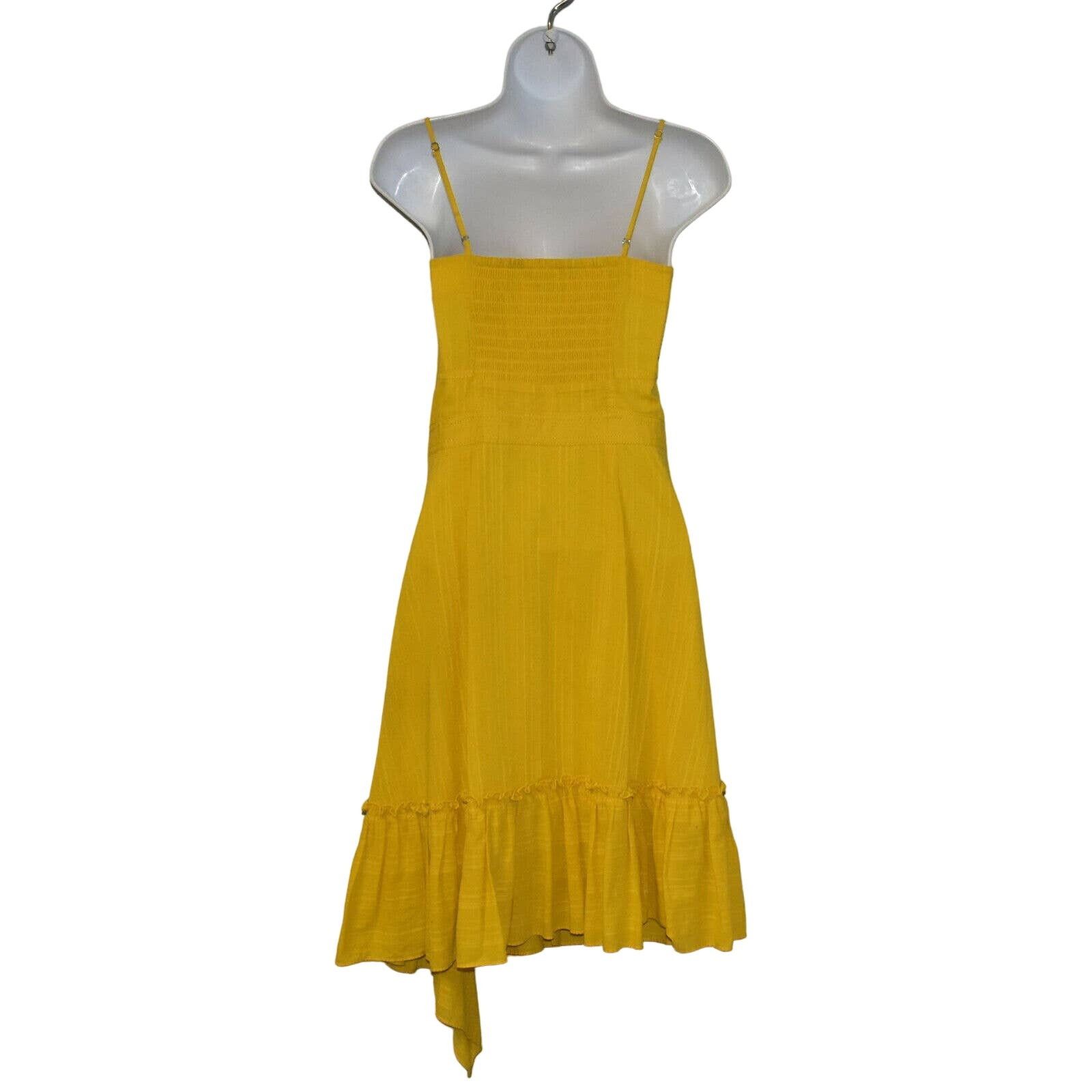 Derek Lam 10 Crosby DEREK LAM CROSBY Marigold Asymmetrical Hem Cami Dress Sz 4 Size S / US 4 / IT 40 - 4 Thumbnail