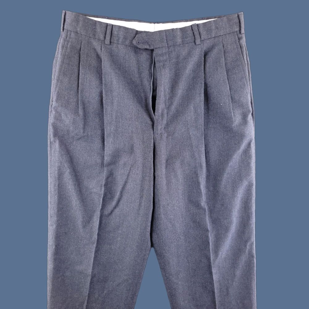 Vintage John Alexander Wool Dress Pants Mens 32x29 Gray Relaxed Straight USA Made in USA Wool Dress Pants Mens 32 Gray Relaxed Straight Size US 32 / EU 48 - 1 Thumbnail