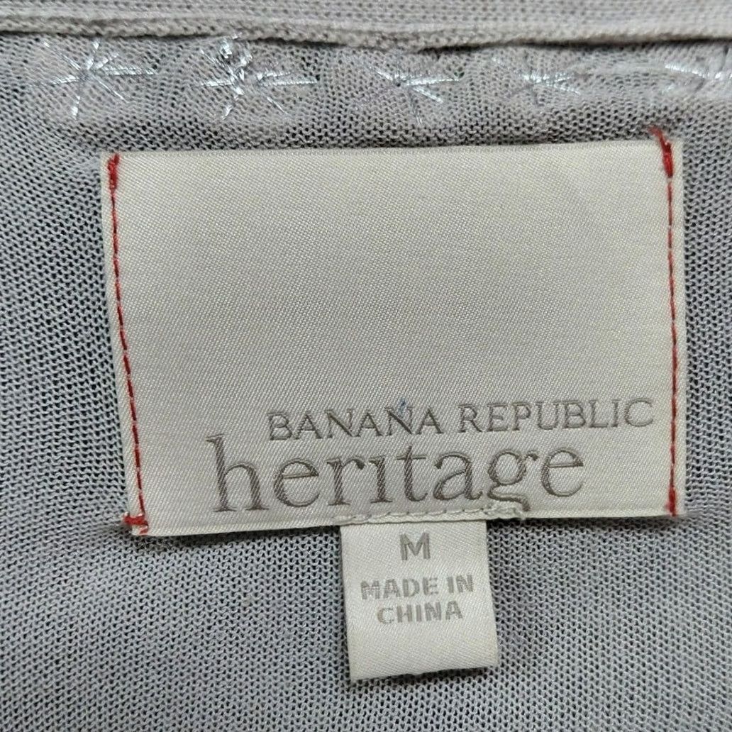 Banana Republic BANANA REPUBLIC heritage Cardigan Sweater Embellished Knit Women Size M Gray Size M / US 6-8 / IT 42-44 - 4 Thumbnail
