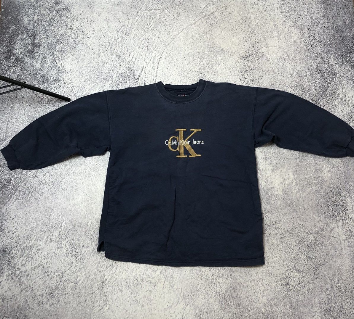 Calvin Klein Vintage men’s sweater Calvin Klaire size xxl big logo casual Size US XXL / EU 58 / 5 - 1 Thumbnail