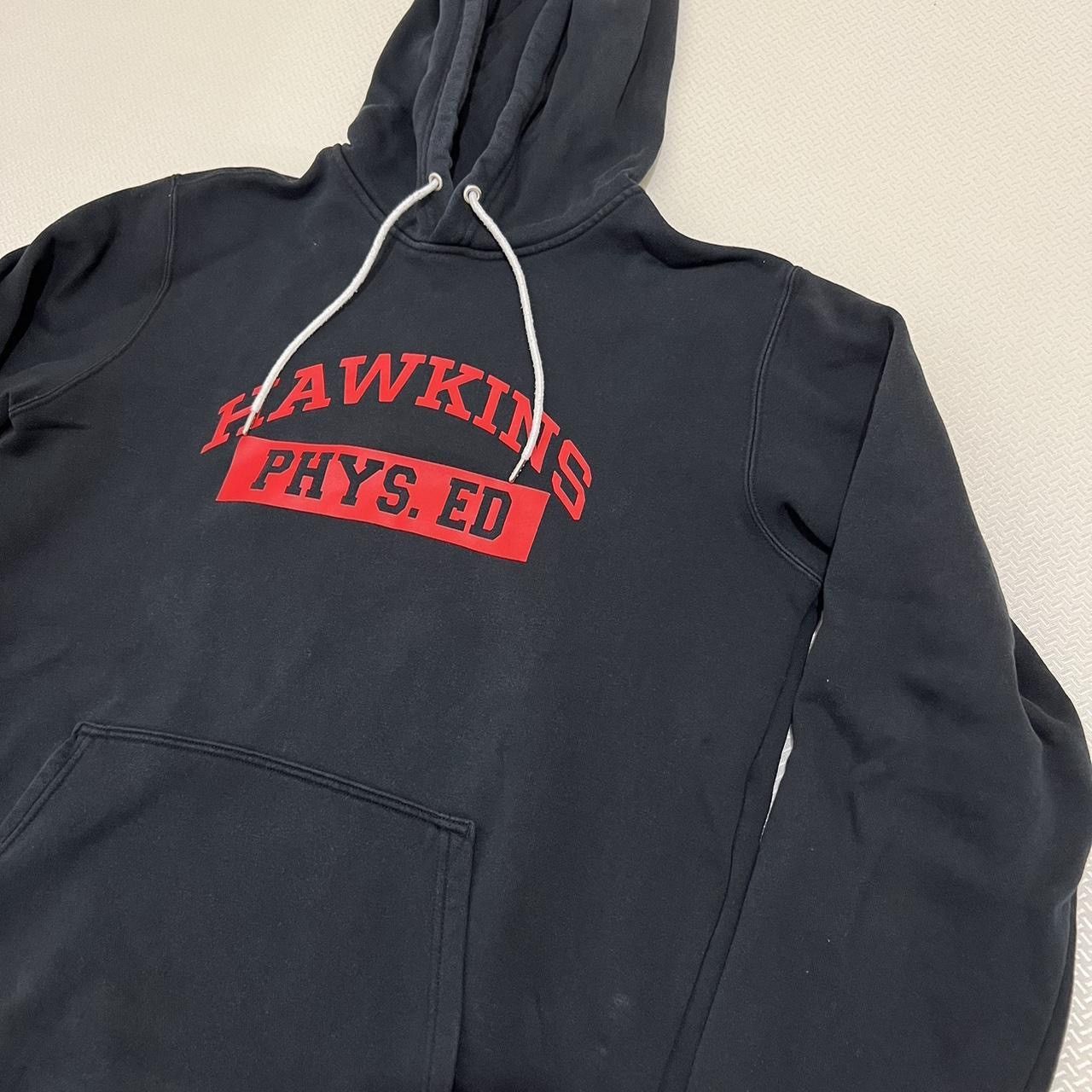 Nike Nike x Stranger things black hoodie sweater | Grailed