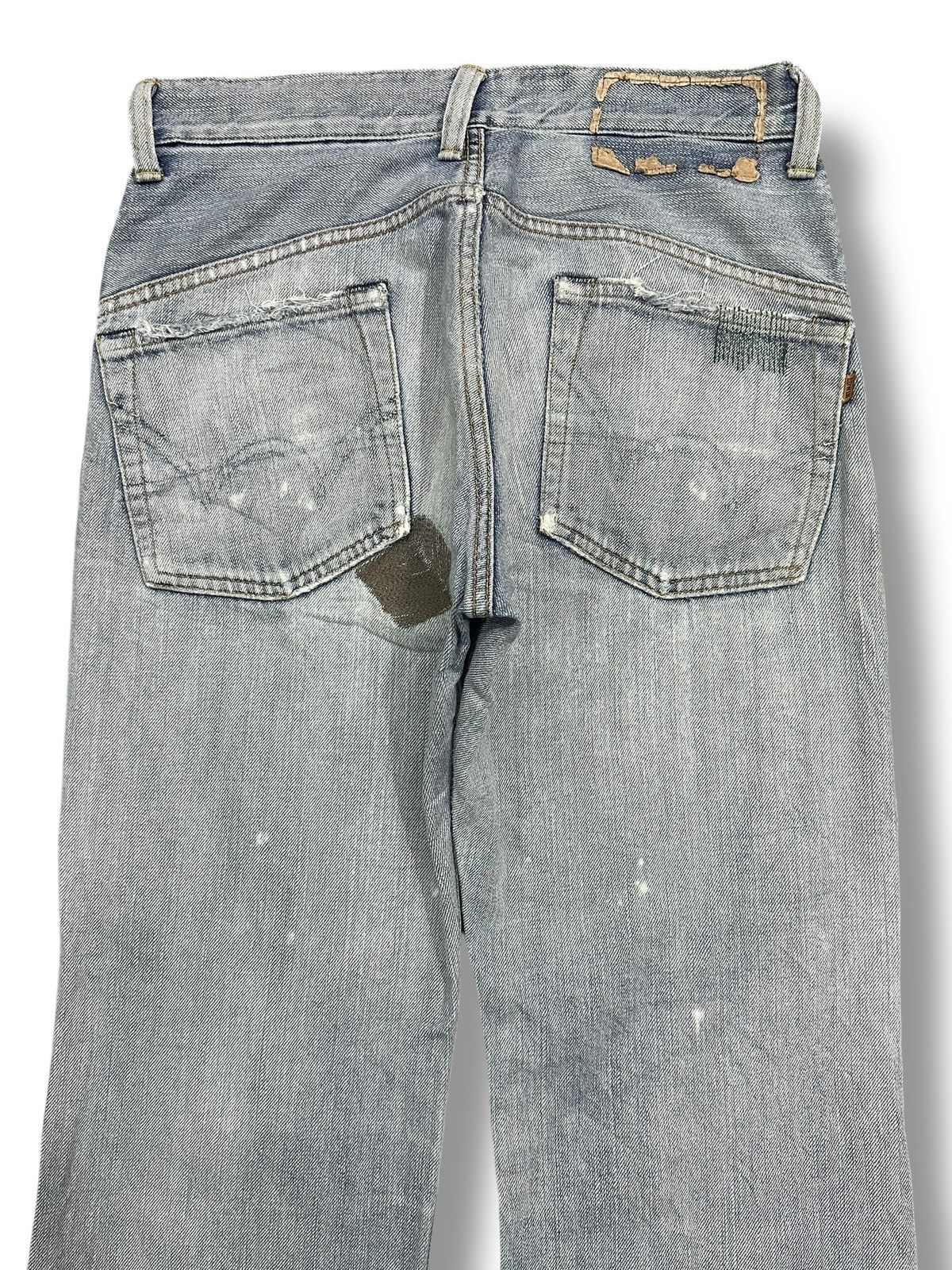 Edwin Edwin 90's Vintage Distresse Jean With Baggy Wideleg Painted Size US 31 - 5 Thumbnail