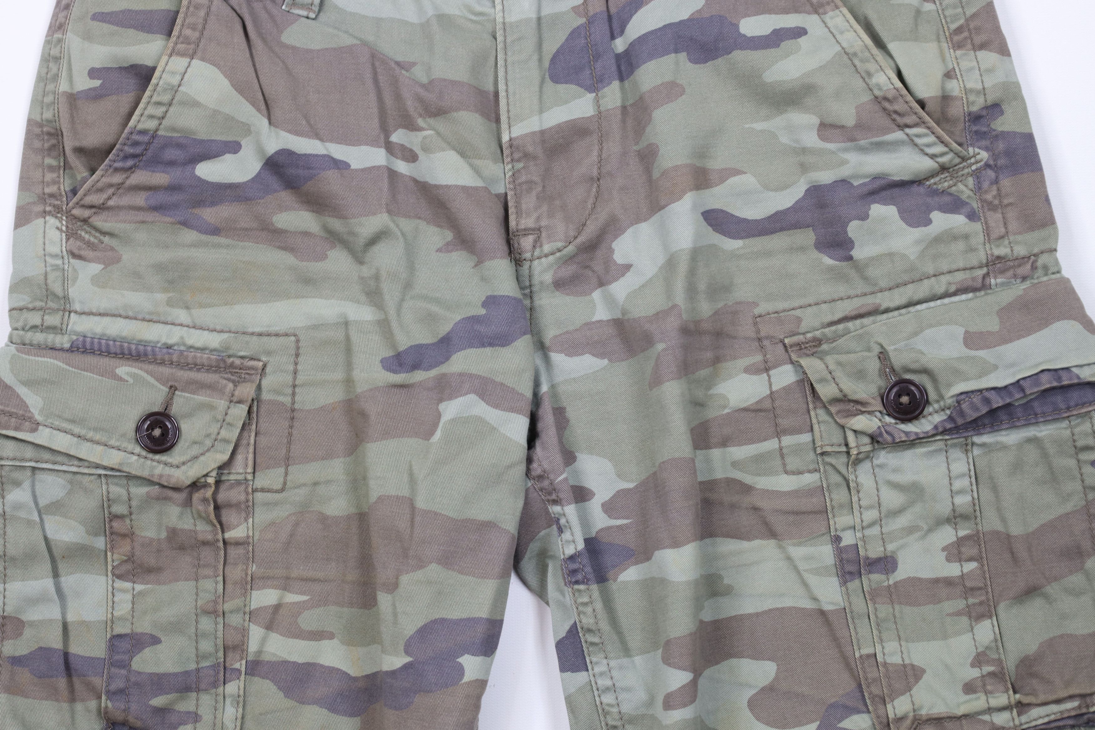 American Eagle Outfitters Vintage Y2K American Eagle Outfitters Camouflage Shorts Size US 30 / EU 46 - 3 Thumbnail