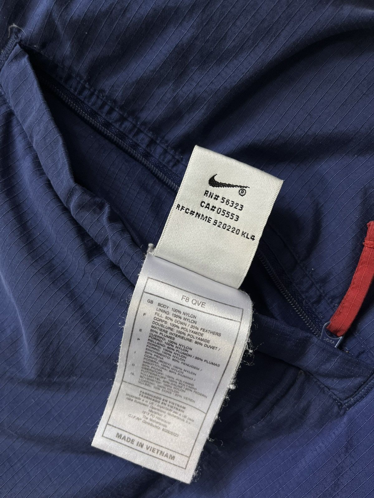 Nike 90’s NIKE RETRO REVERSIBLE DOWN PUFFER VEST SPELLOUT SWOOSH Size US XL / EU 56 / 4 - 5 Thumbnail