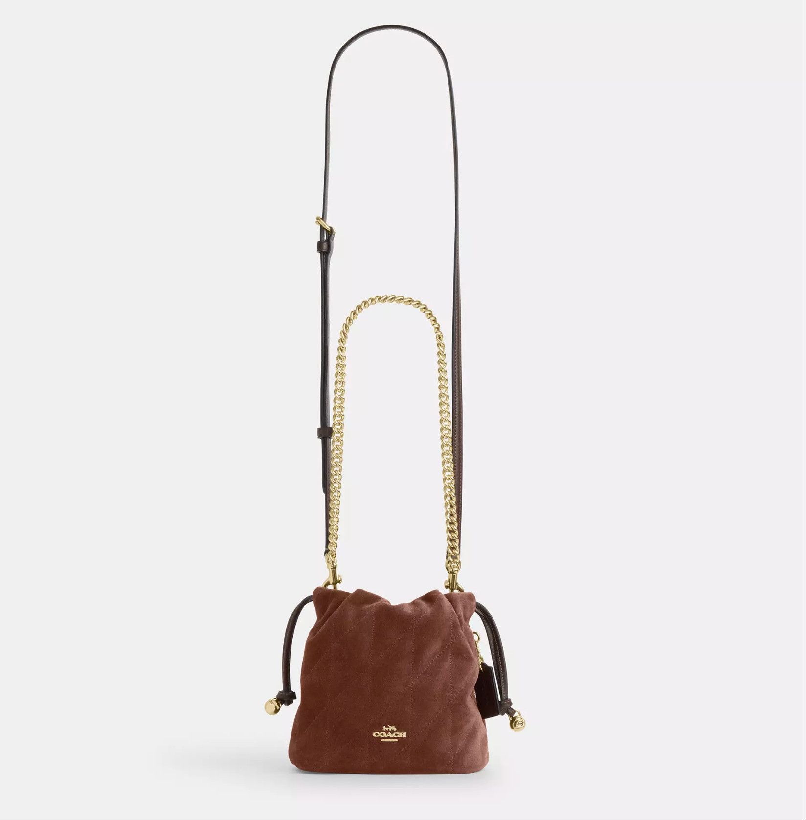 Coach Faye Mini Drawstring Bag With Quilting CDC42 Size ONE SIZE - 13 Thumbnail