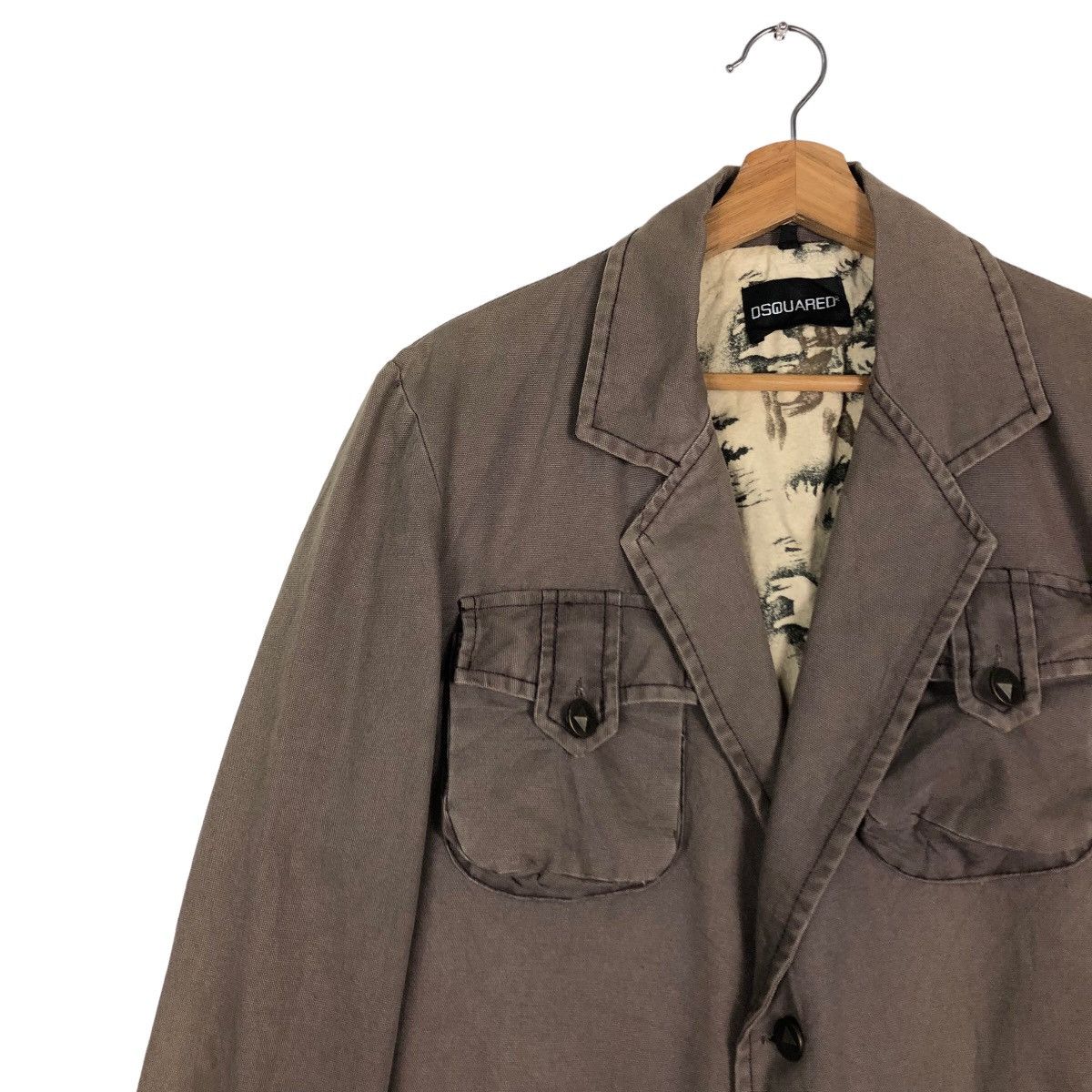Dsquared2 🔥Worker Chore Jacket Double Breast Rare Lining Dsquared2 Size US L / EU 52-54 / 3 - 7 Thumbnail