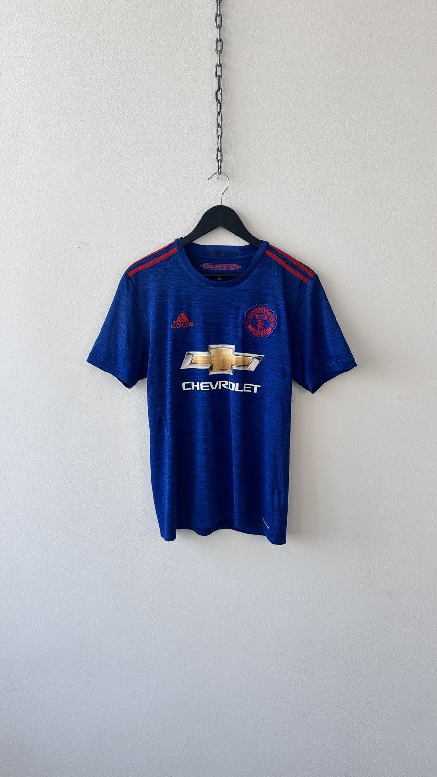 Adidas Manchester United 2016-17 Away Shirt Adidas Jersey Football Size US S / EU 44-46 / 1 - 1 Thumbnail