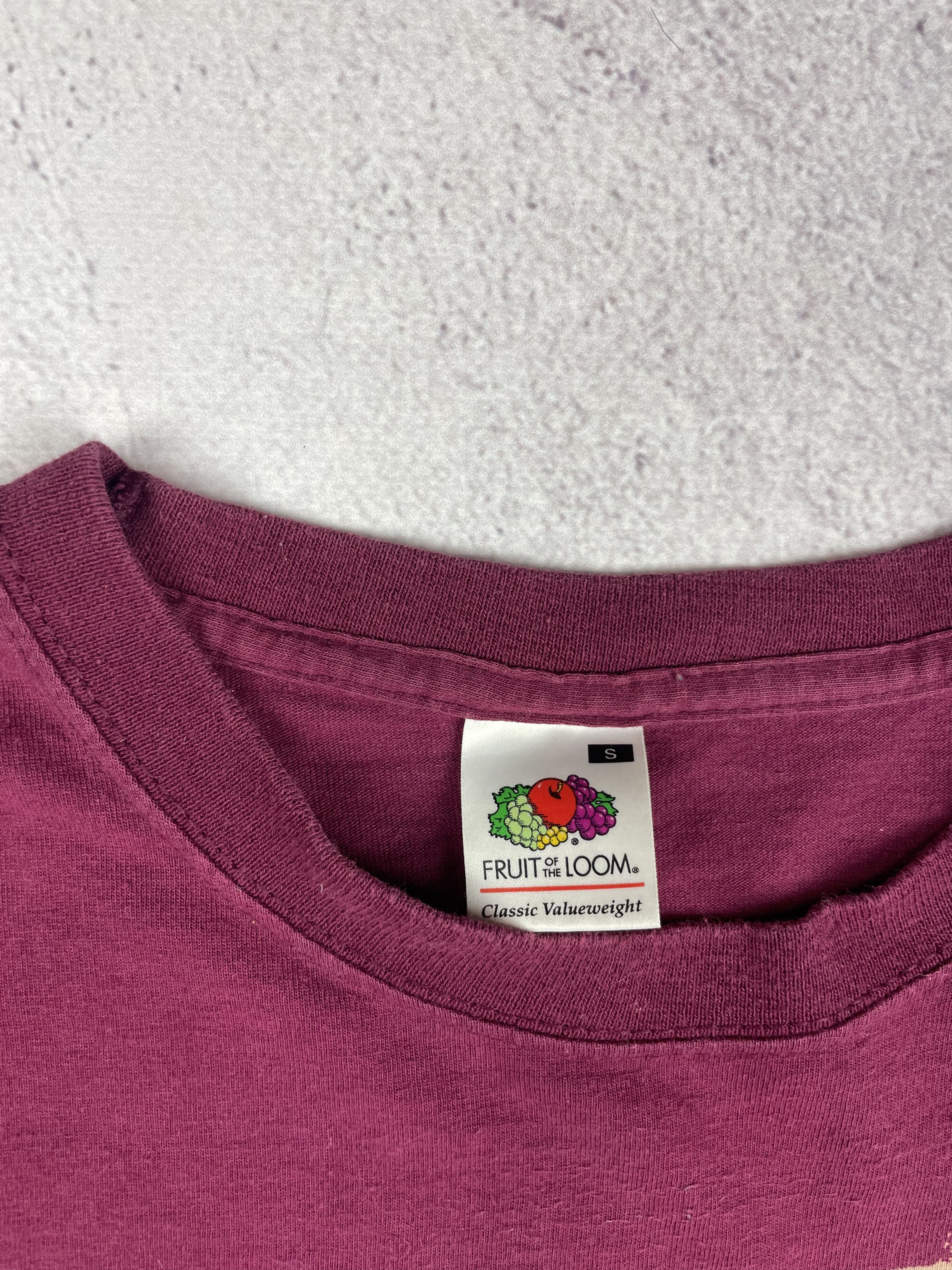 Band Tees × Vintage PLACEBO Band Vintage T-Shirt Maroon Skull Graphic Size US S / EU 44-46 / 1 - 6 Thumbnail
