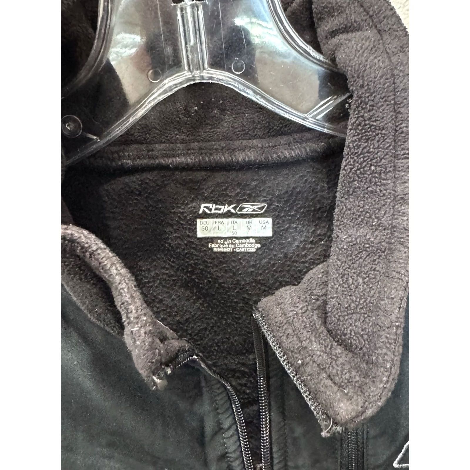 Reebok Reebok Black Fleece Zippered SWEATER Medium M Mens Size US M / EU 48-50 / 2 - 5 Thumbnail