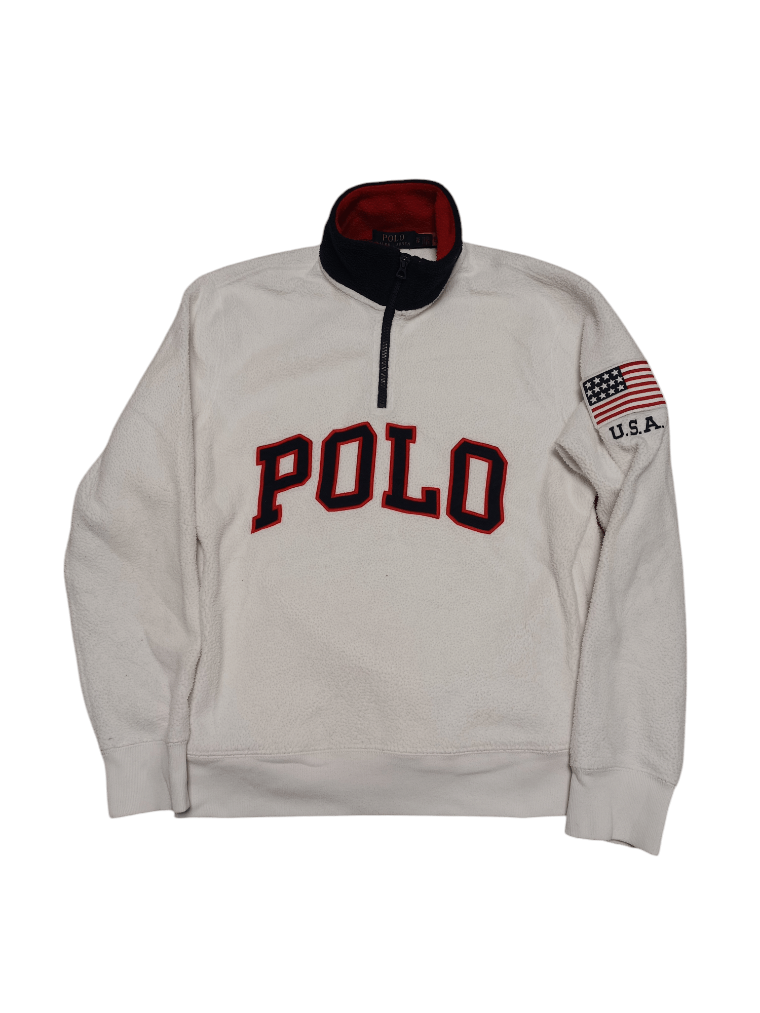 Polo Ralph Lauren POLO RALPH LAUREN USA FLAG BIGLOGO FLEECE ZIP 1/3 Size US S / EU 44-46 / 1 - 1 Thumbnail