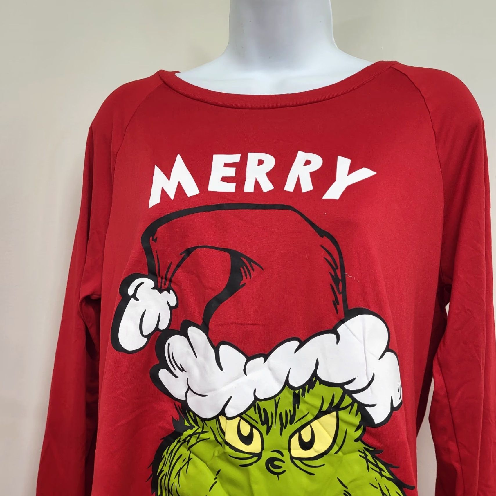 Vintage THE GRINCH DR.SEUSS Pajamas Women's Sz S Red/green Christmas 2 Piece Set Pajama Set Shirt? No. Size ONE SIZE - 5 Thumbnail