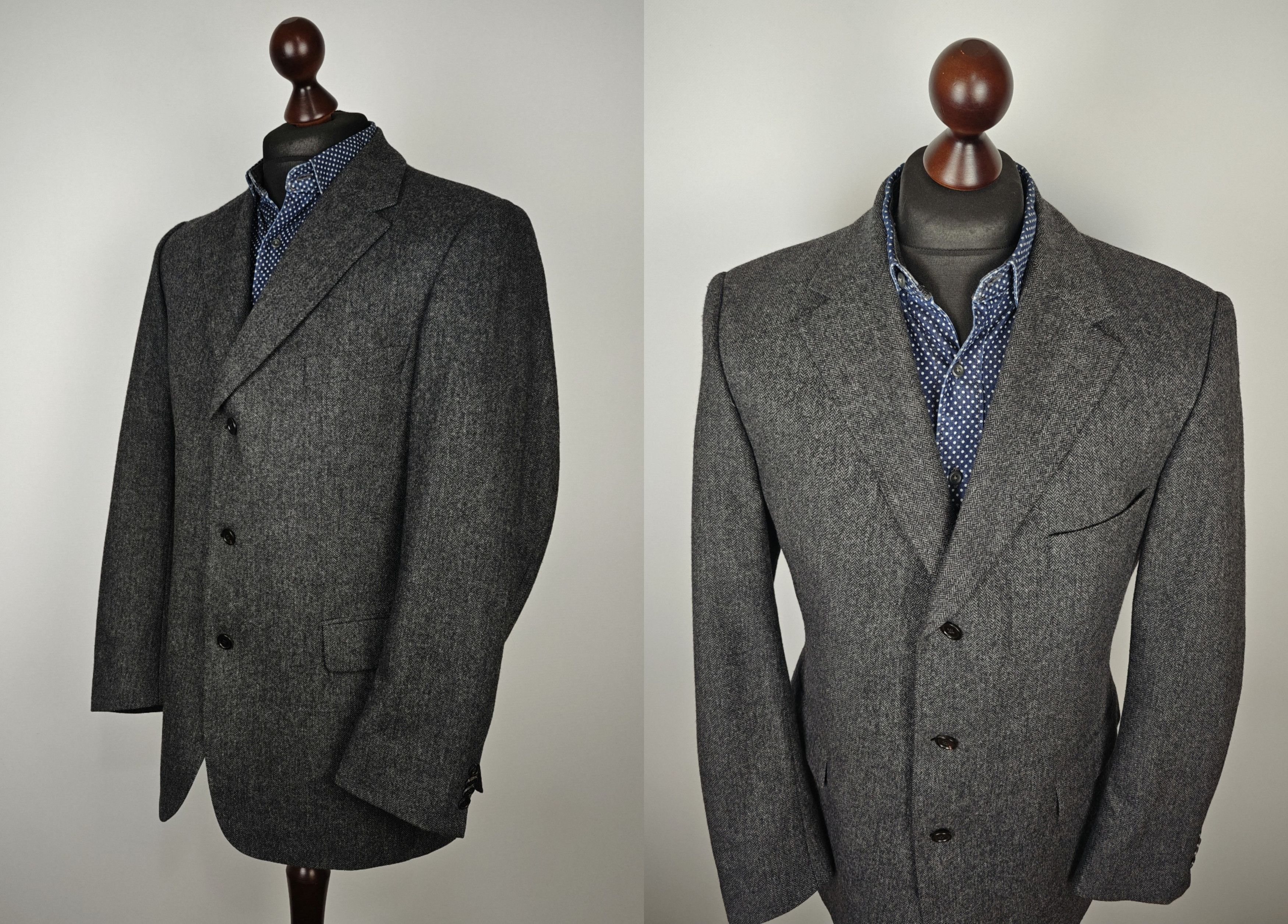 Burberry Burberry Wool Blazer Jacket Gray size XL Size 44R - 1 Thumbnail