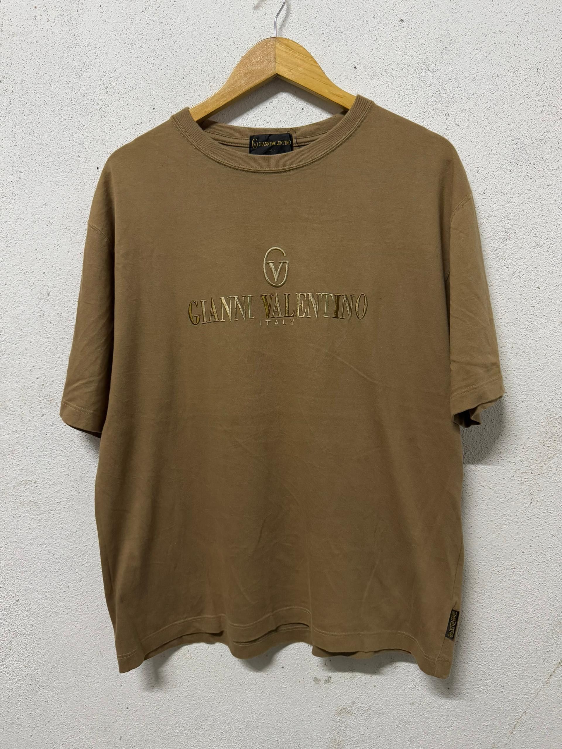 Valentino 🔥🔥🔥Gianni Valentino embroidered spellout tee Size US L / EU 52-54 / 3 - 1 Thumbnail