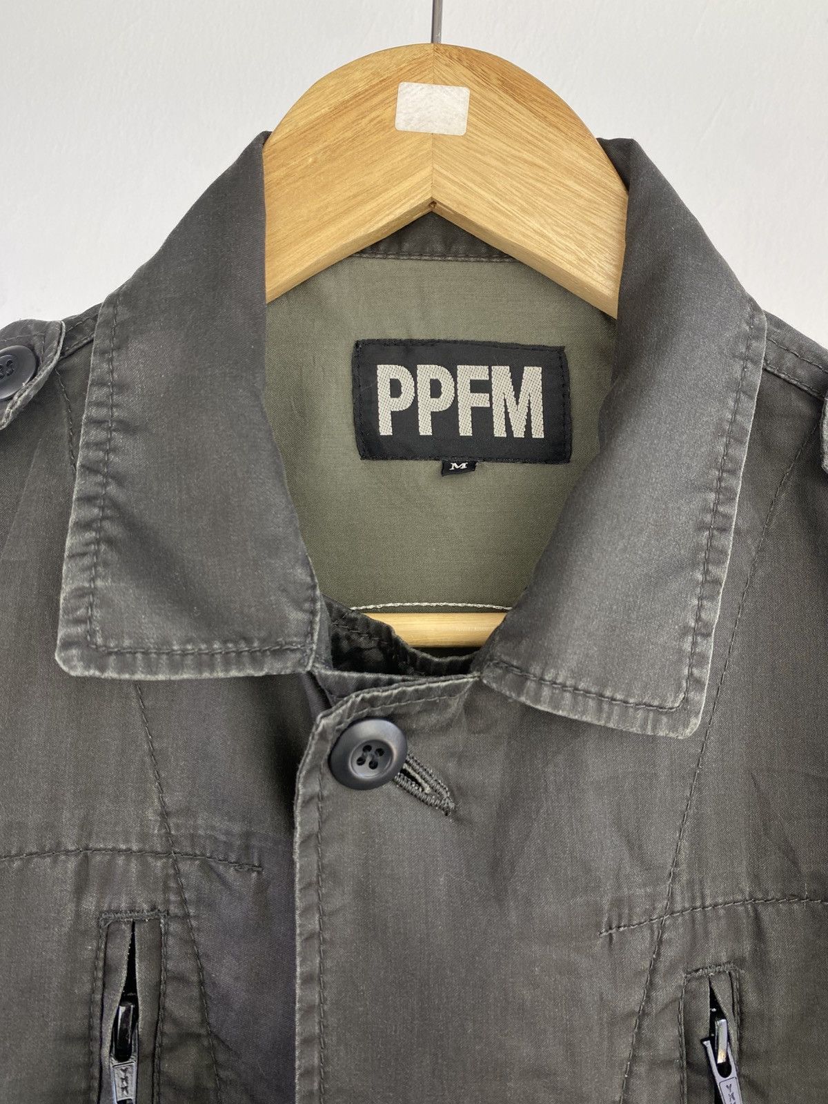 PPFM 2000’s PPFM Skull Military Style Zipper Jacket Size US M / EU 48-50 / 2 - 6 Thumbnail