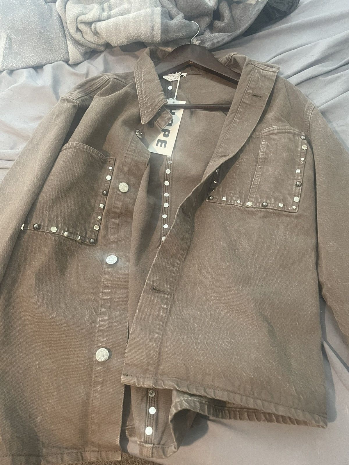 Hope HOPE studded hardware denim jacket Size US M / EU 48-50 / 2 - 5 Thumbnail