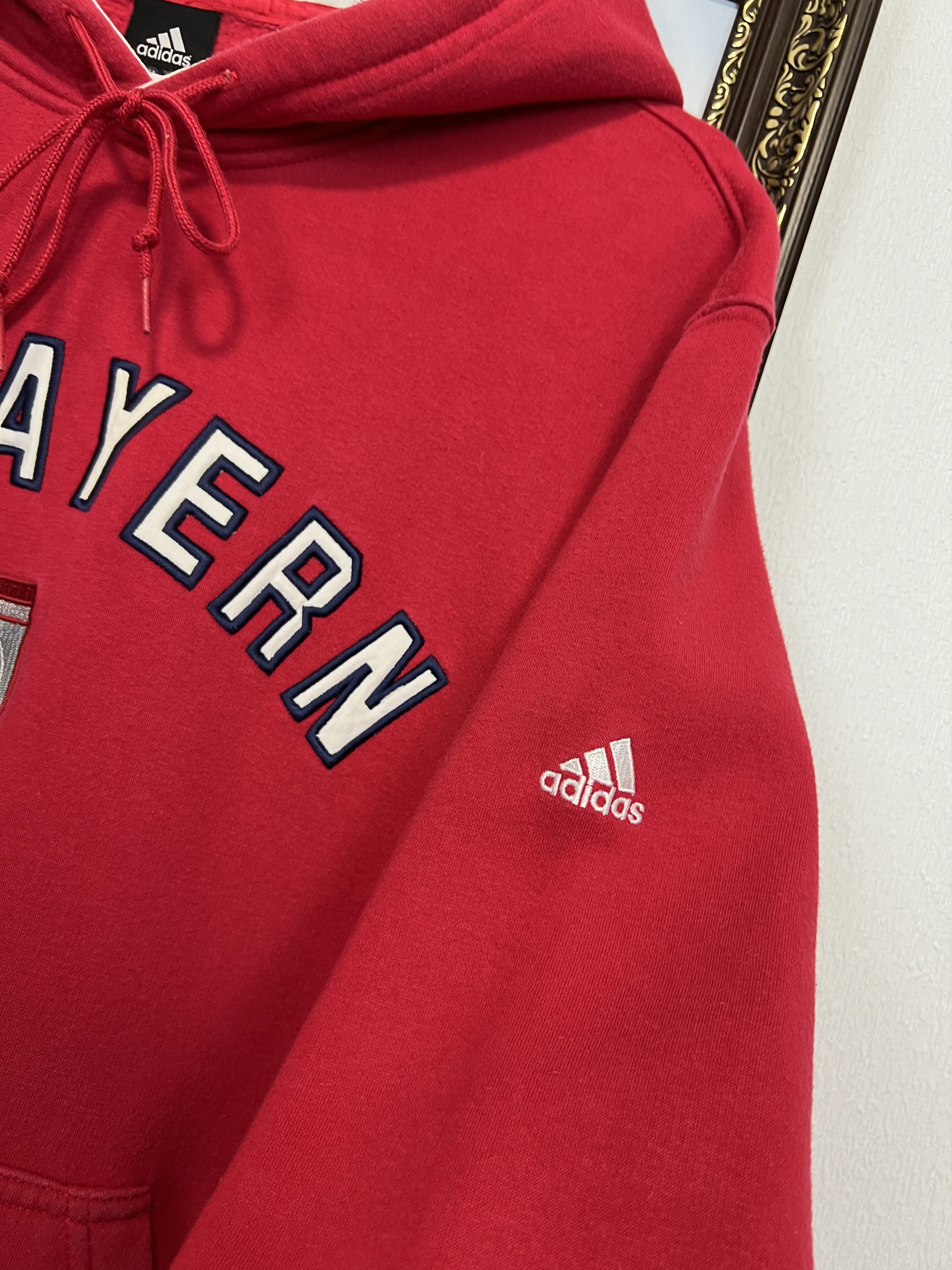 Adidas Vintage Bayern Munich Football Jacket Soccer Hoodie Rare Size US L / EU 52-54 / 3 - 4 Thumbnail