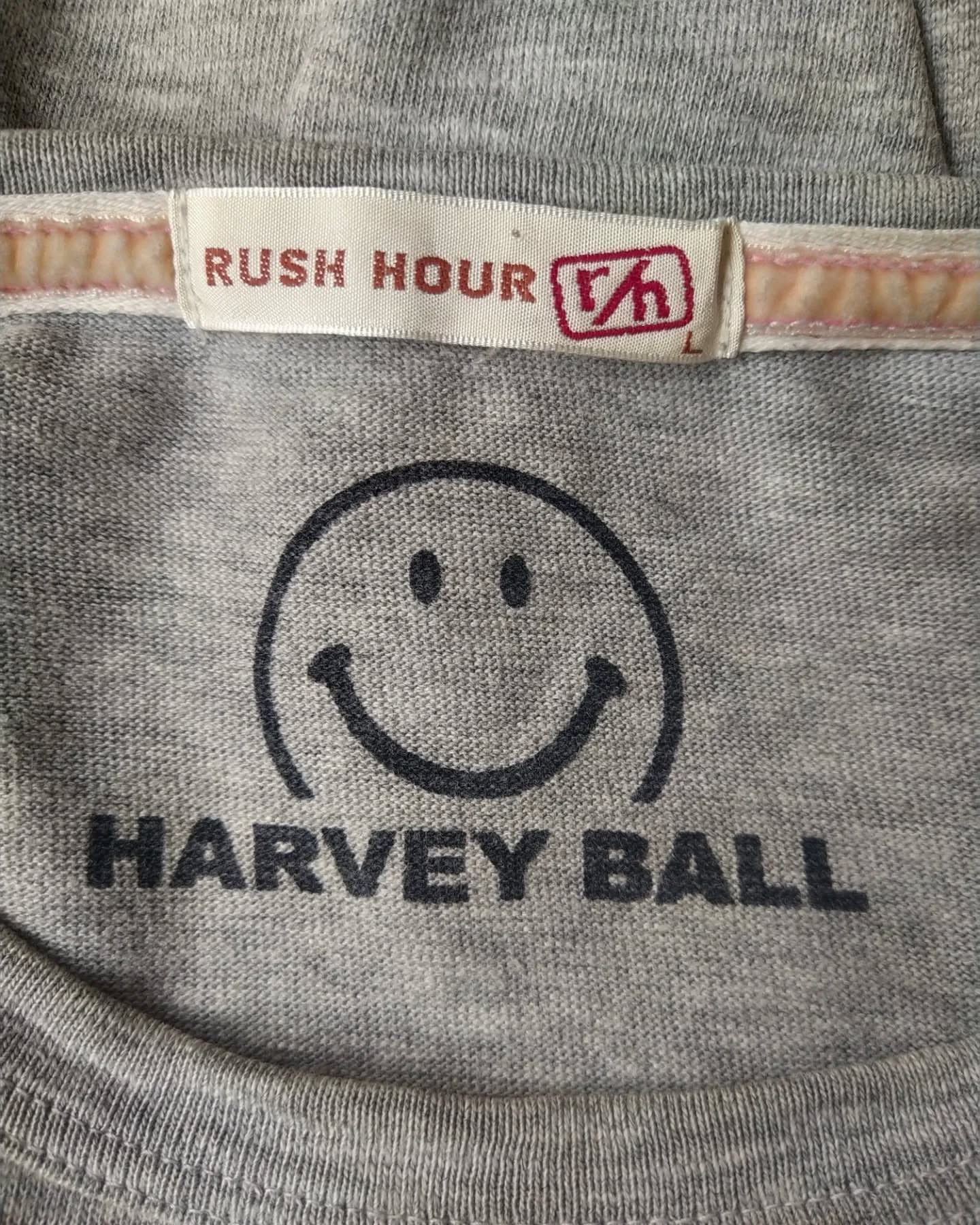 Japanese Brand Rush/Hour x Harvey Ball Smiley Face Woman Crewneck Size L / US 10 / IT 46 - 7 Thumbnail
