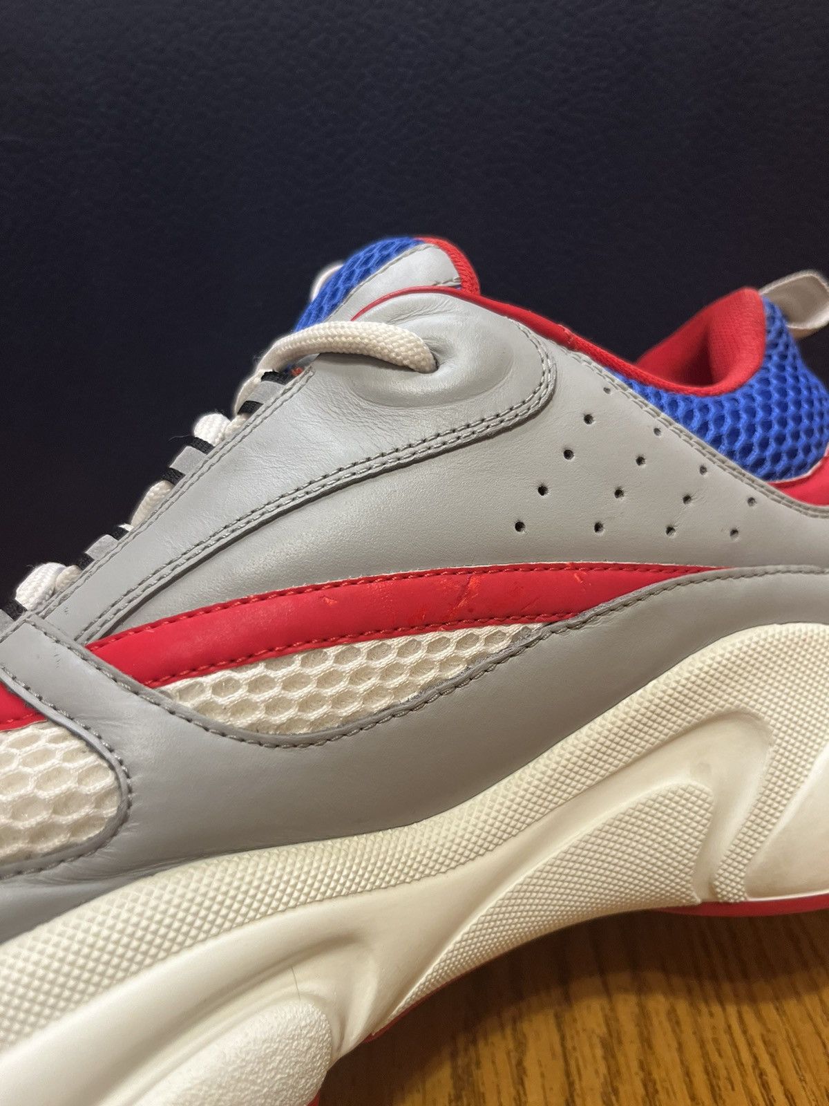 Dior Dior B22 Sneaker Red/Blue Size US 10 / EU 43 - 10 Thumbnail