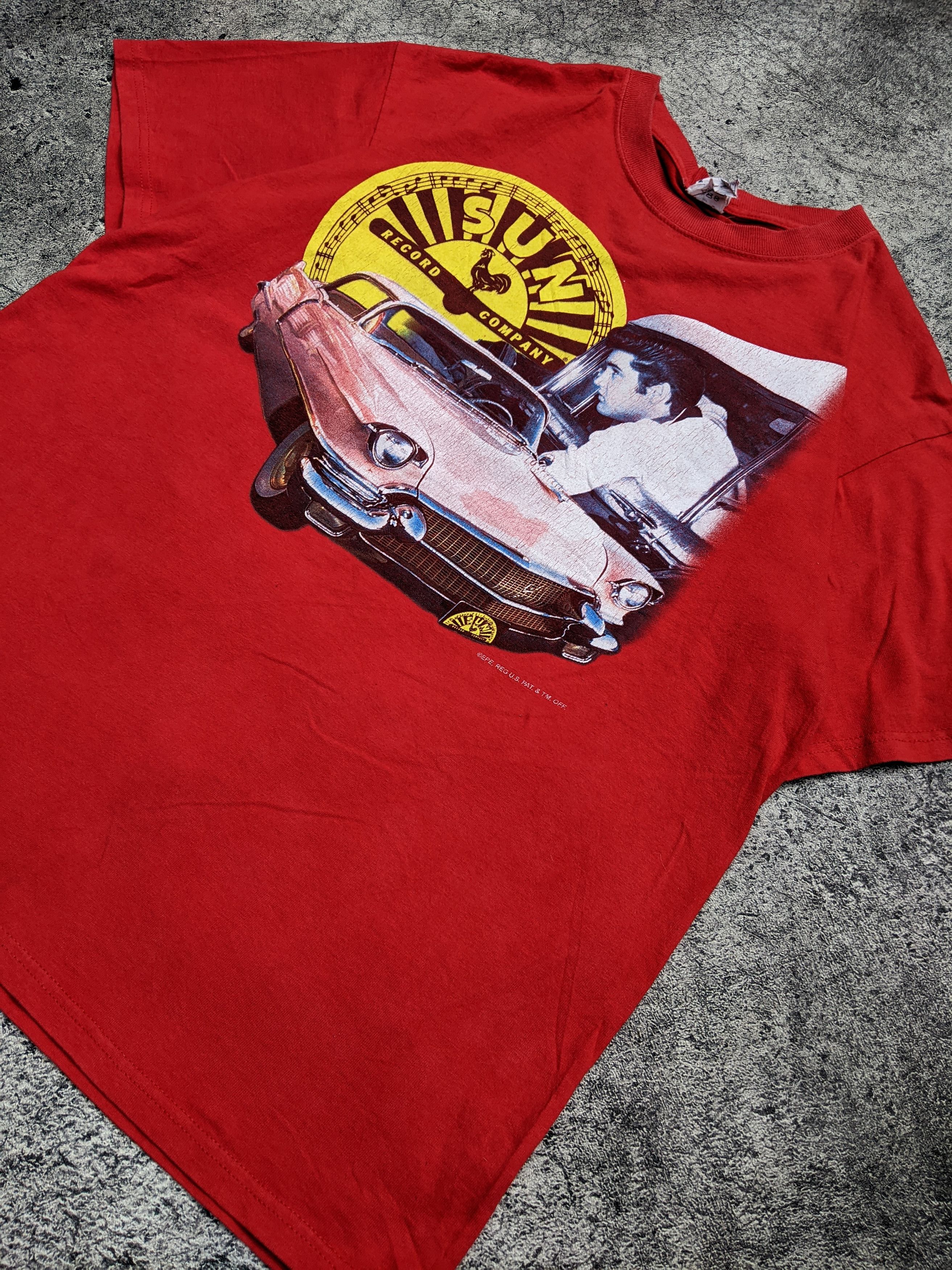 Band Tees × Vintage Vintage Sun Records Company Elvis Presley T shirt Size US L / EU 52-54 / 3 - 2 Thumbnail