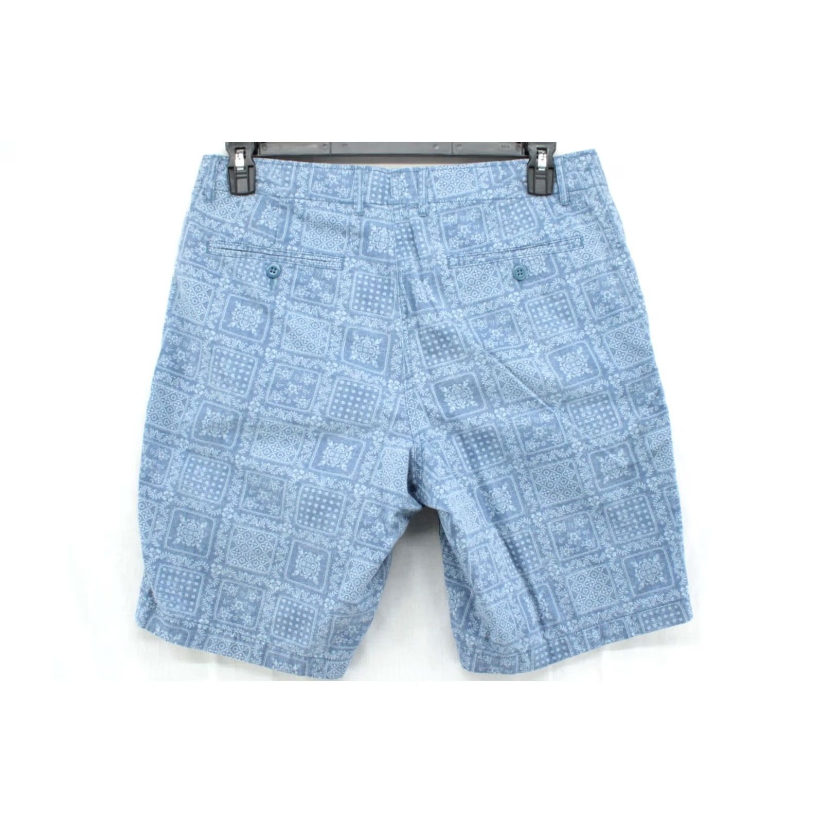 Reyn Spooner Reyn Spooner Mens Bermuda Shorts 34 Blue Geometric Preppy Pocket Beach Vacation Colorful Hawaiian Summer Mens Size US 34 / EU 50 - 3 Thumbnail
